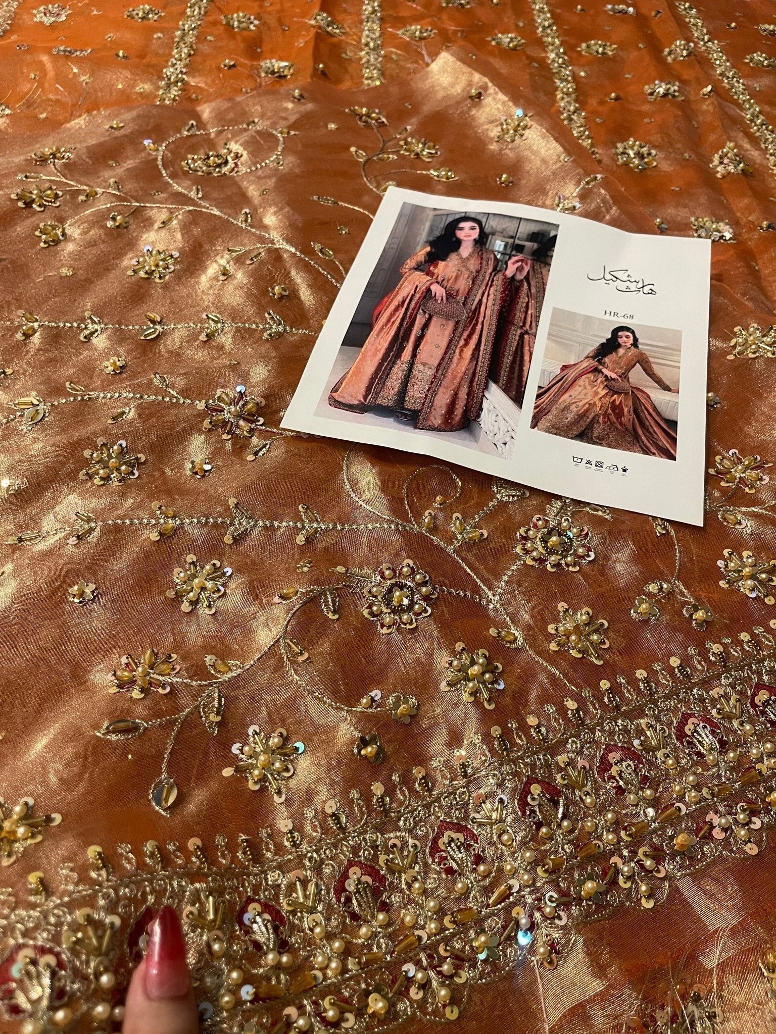 Haris Shakeel – Aswad Style, embroidery and fabric detail 7