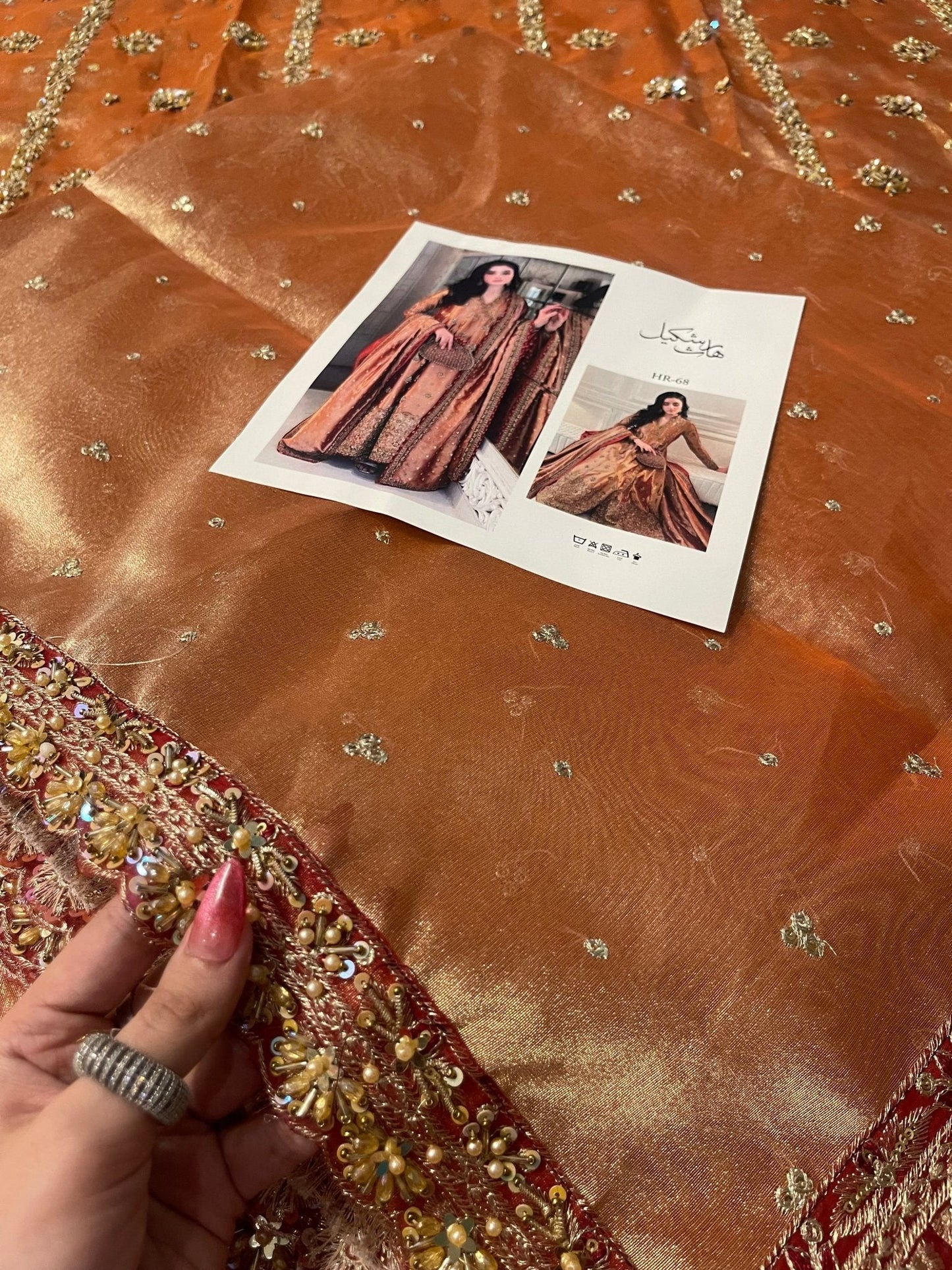 Haris Shakeel – Aswad Style, embroidery and fabric detail 8