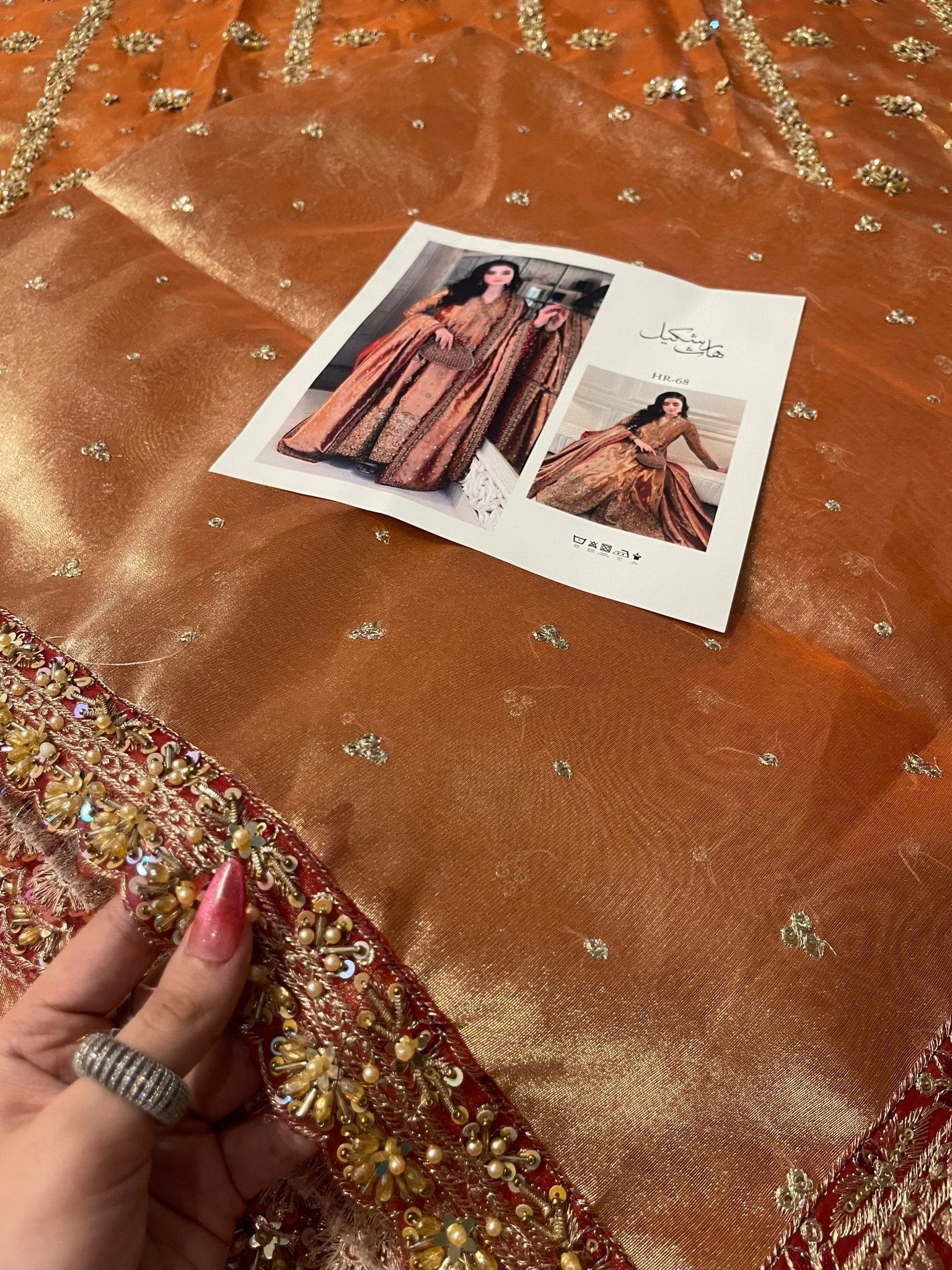 Haris Shakeel – Aswad Style, embroidery and fabric detail 8