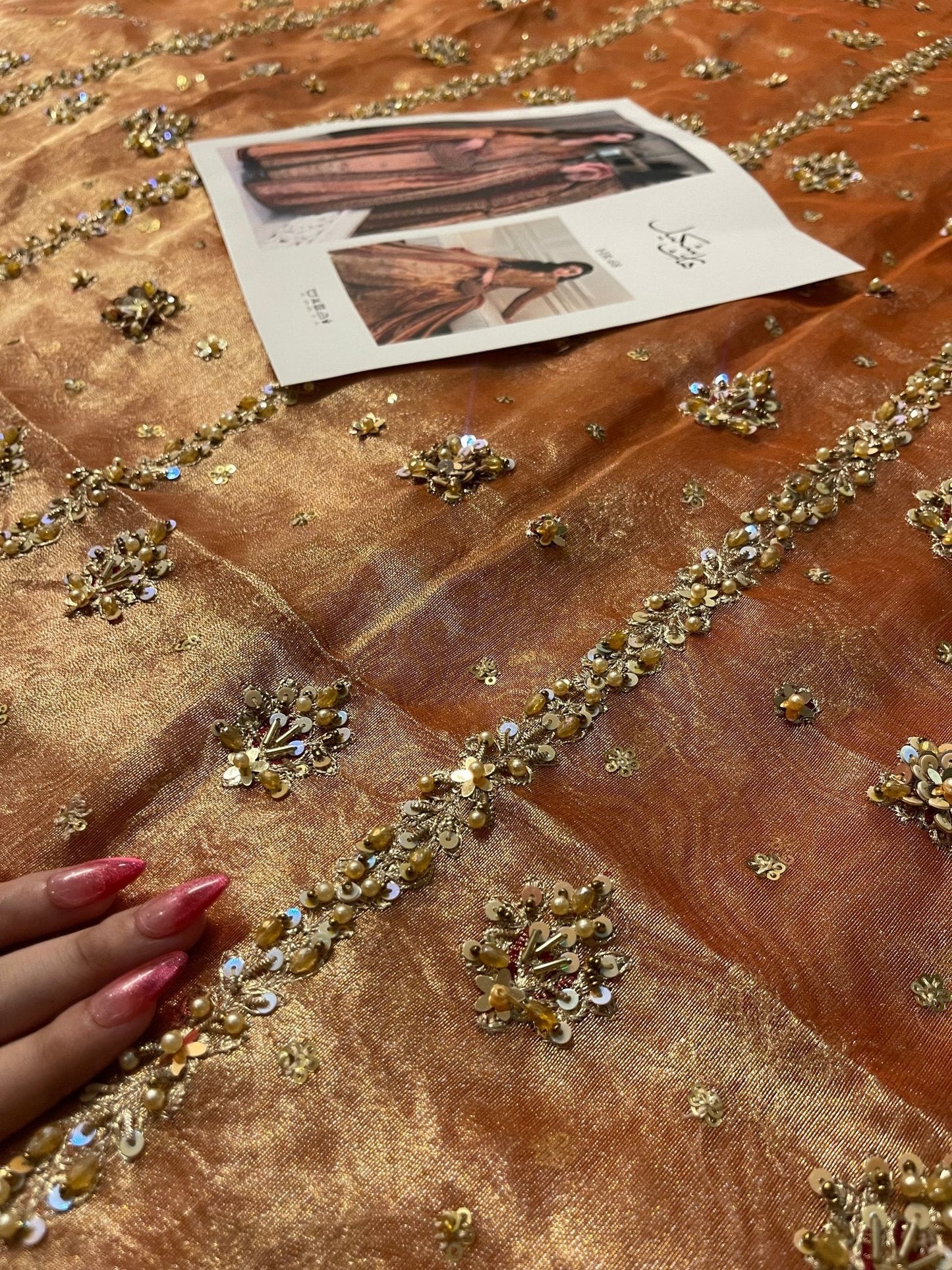 Haris Shakeel – Aswad Style, embroidery and fabric detail 3