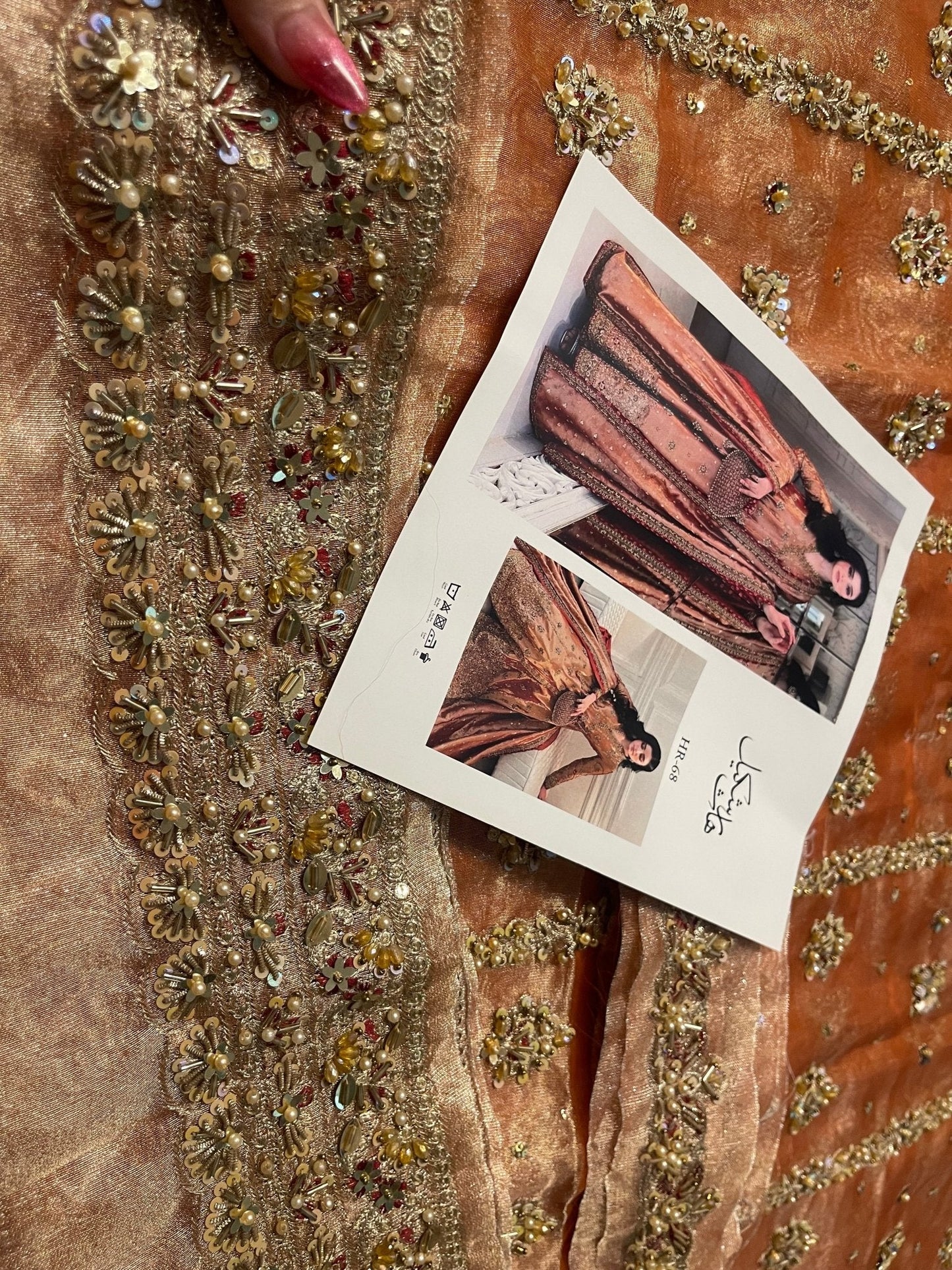 Haris Shakeel – Aswad Style, embroidery and fabric detail 6