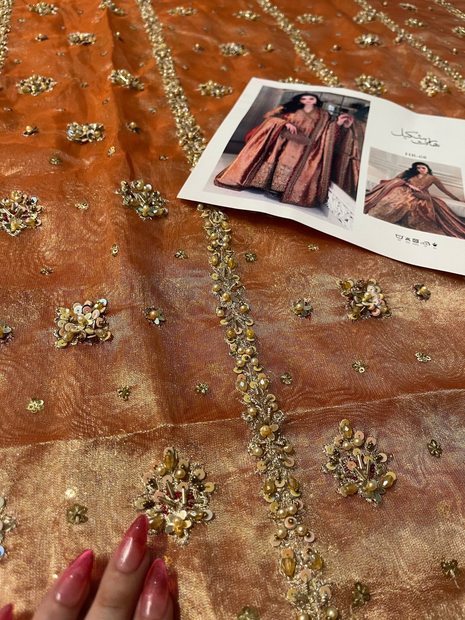 Haris Shakeel – Aswad Style, embroidery and fabric detail 2