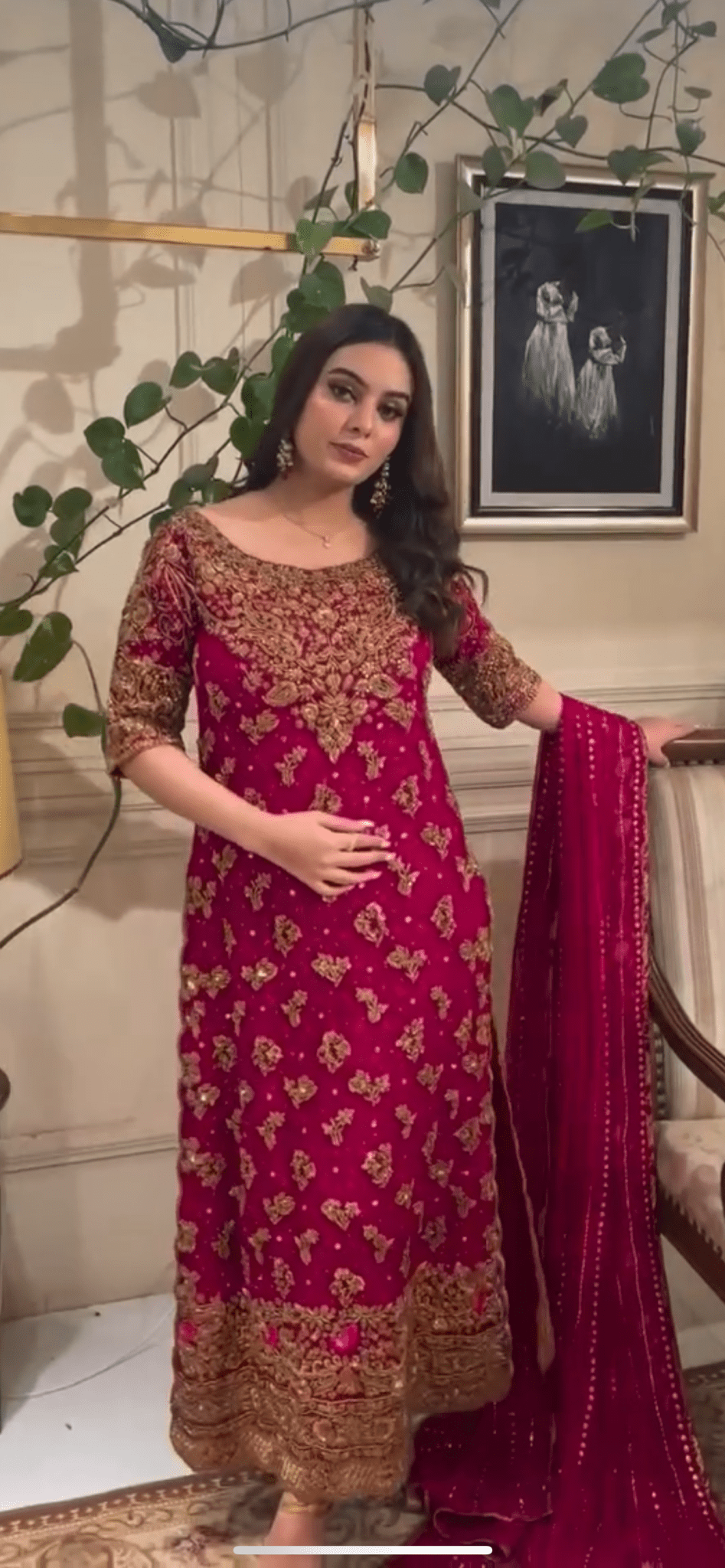 Haris Shakeel – Brides Faushia Style, full outfit view 2