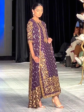 Brides Purple Style, full outfit view 2