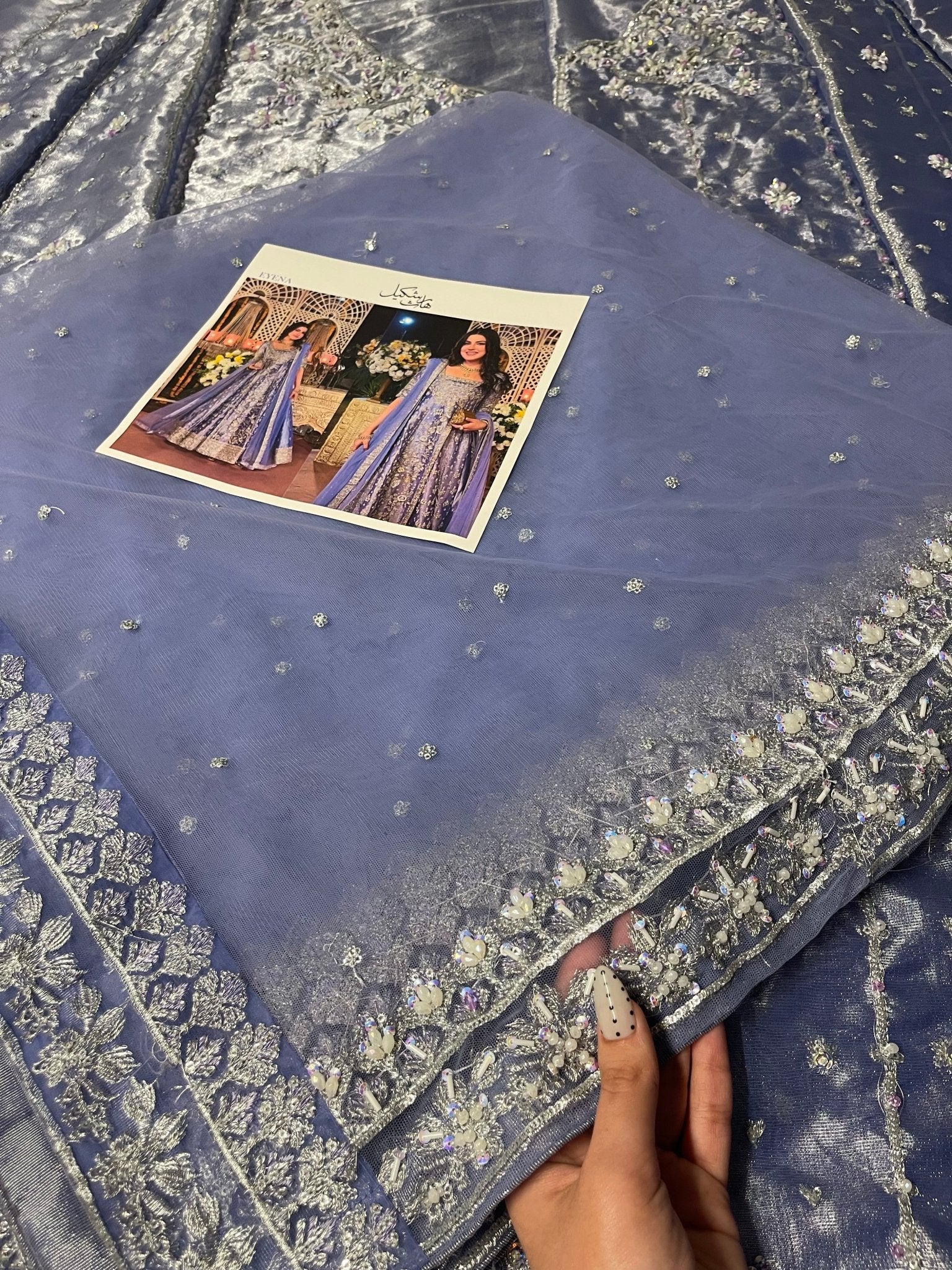 Haris Shakeel – Eyena Style, embroidery and fabric detail 12