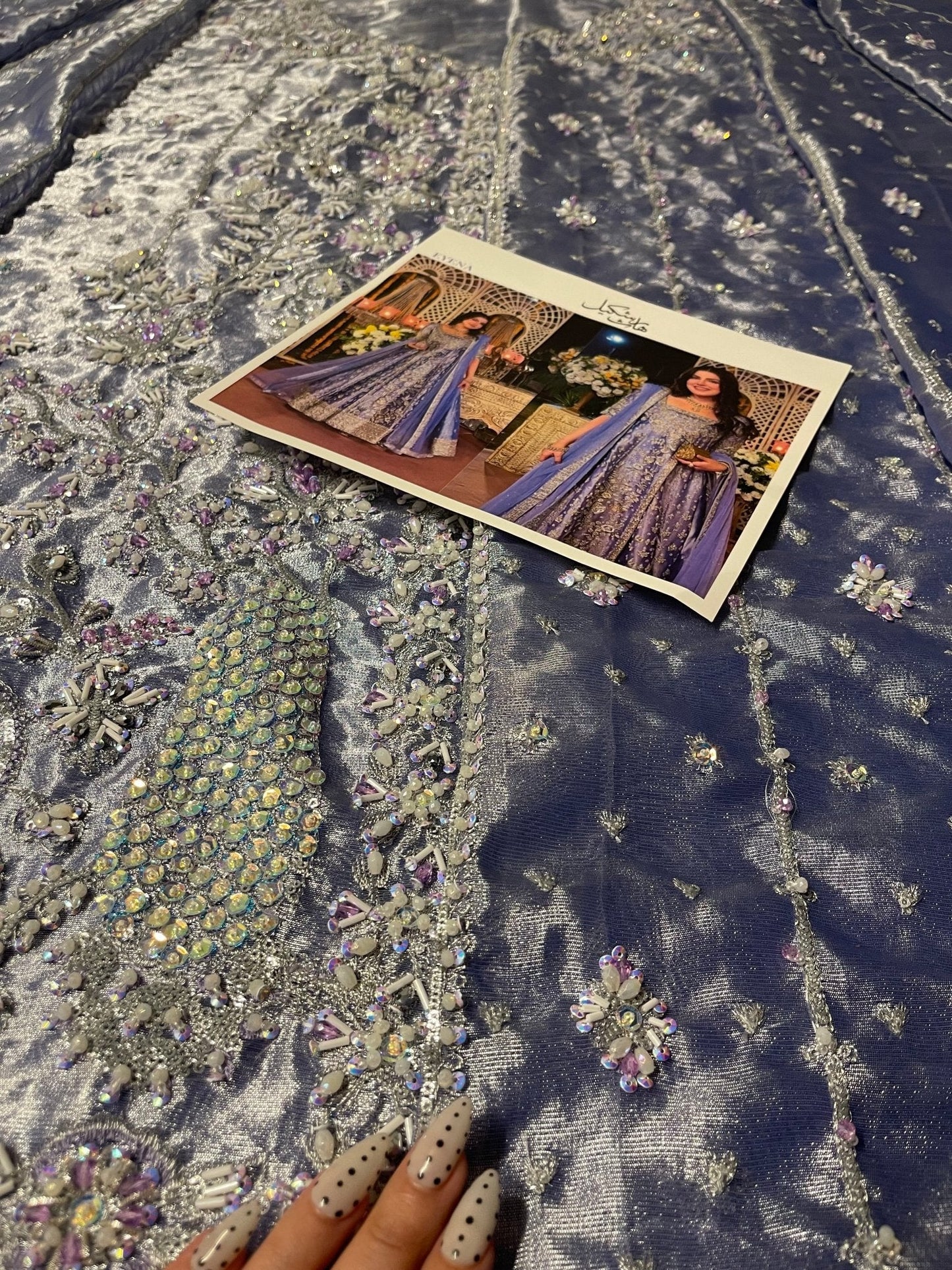 Haris Shakeel – Eyena Style, embroidery and fabric detail 1