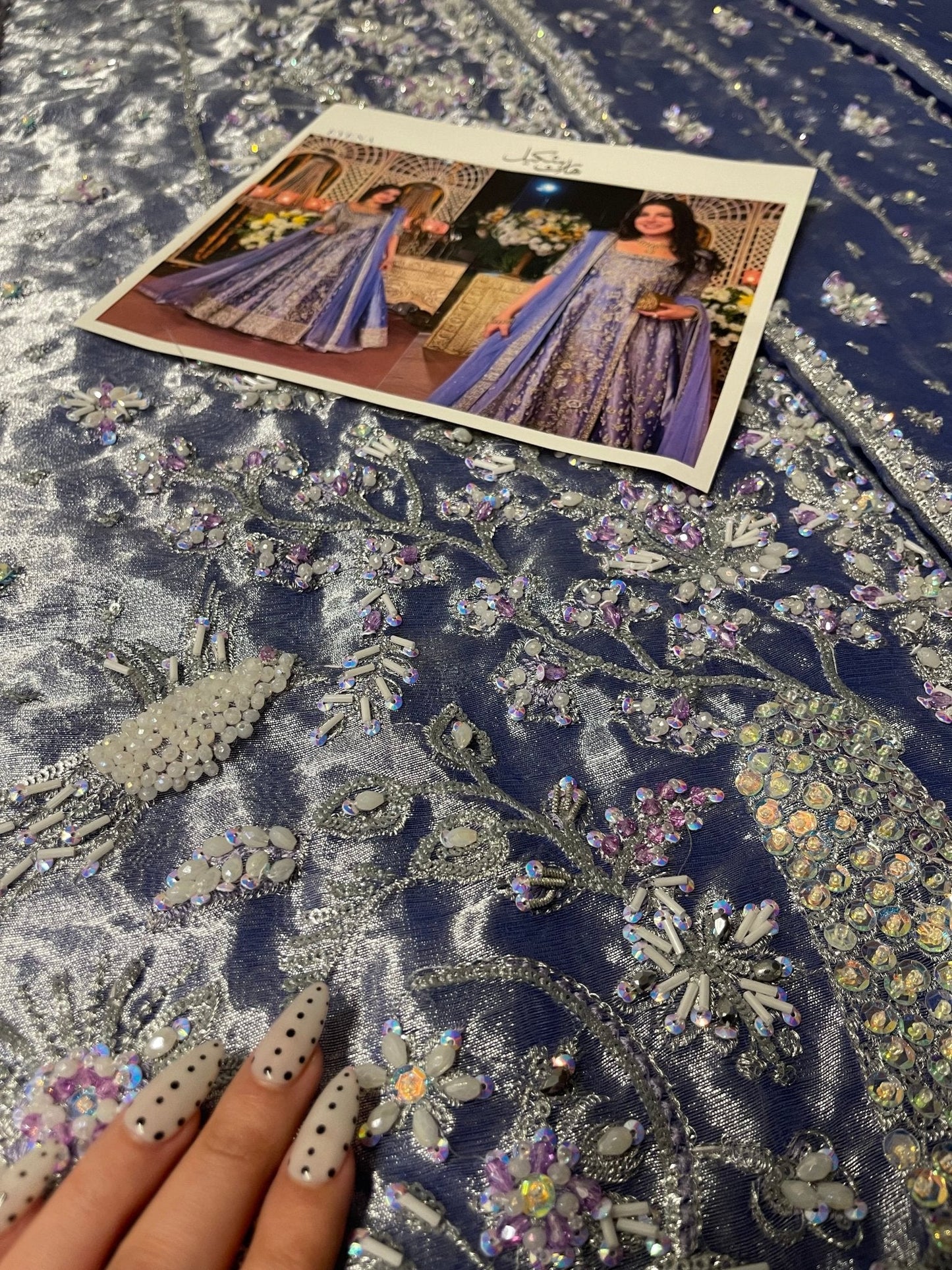 Haris Shakeel – Eyena Style, embroidery and fabric detail 4