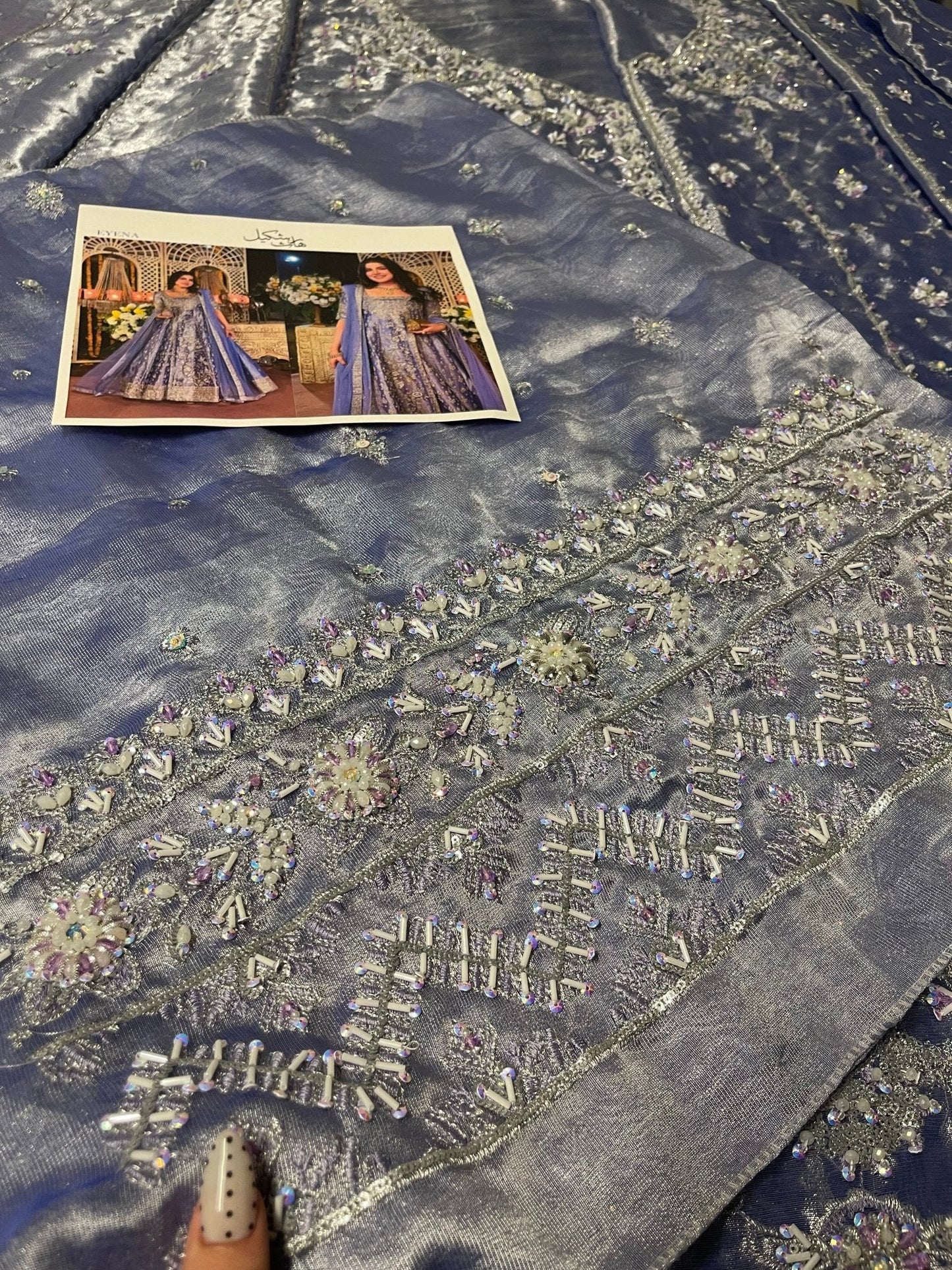 Haris Shakeel – Eyena Style, embroidery and fabric detail 11