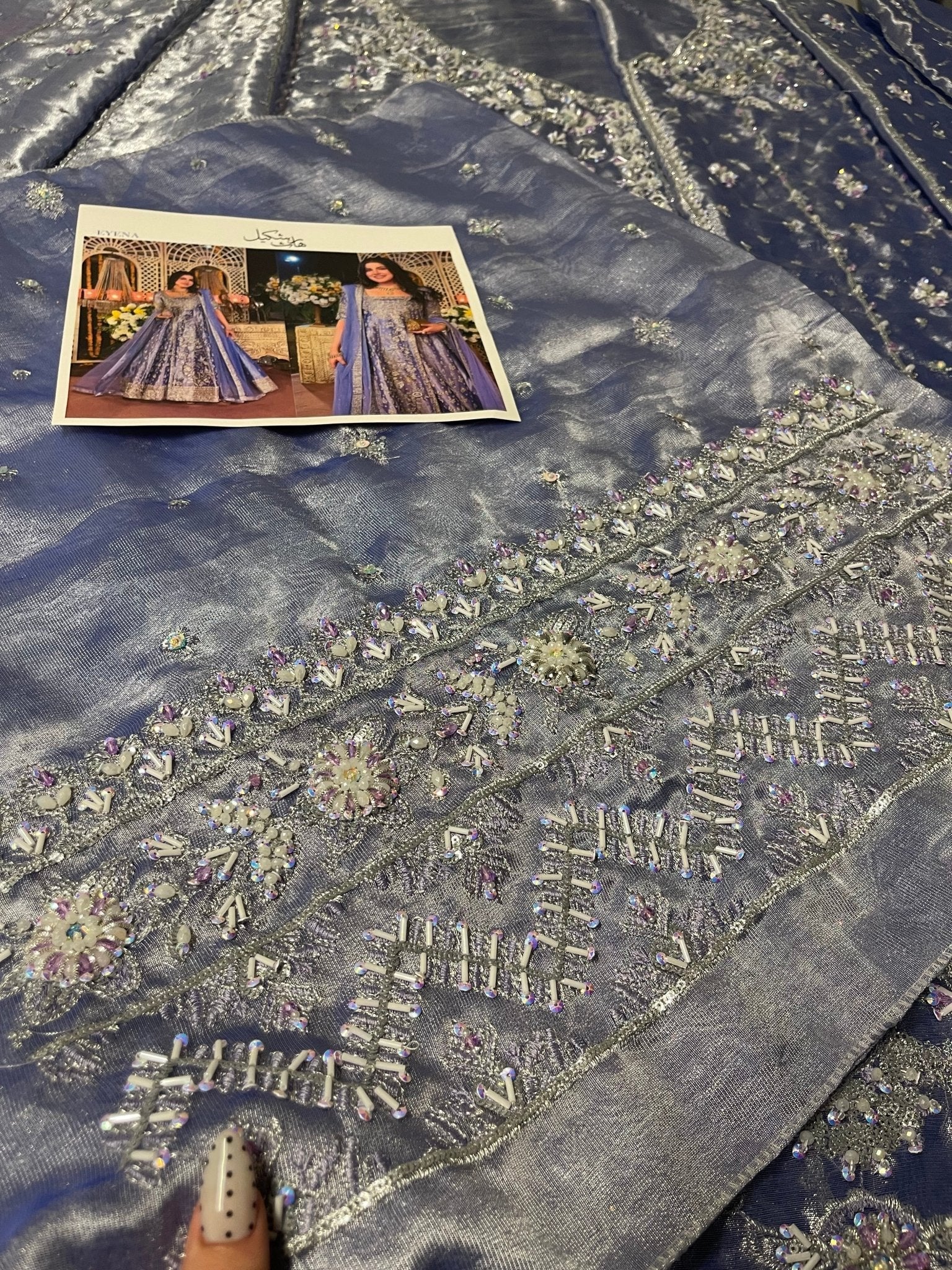 Haris Shakeel – Eyena Style, embroidery and fabric detail 11