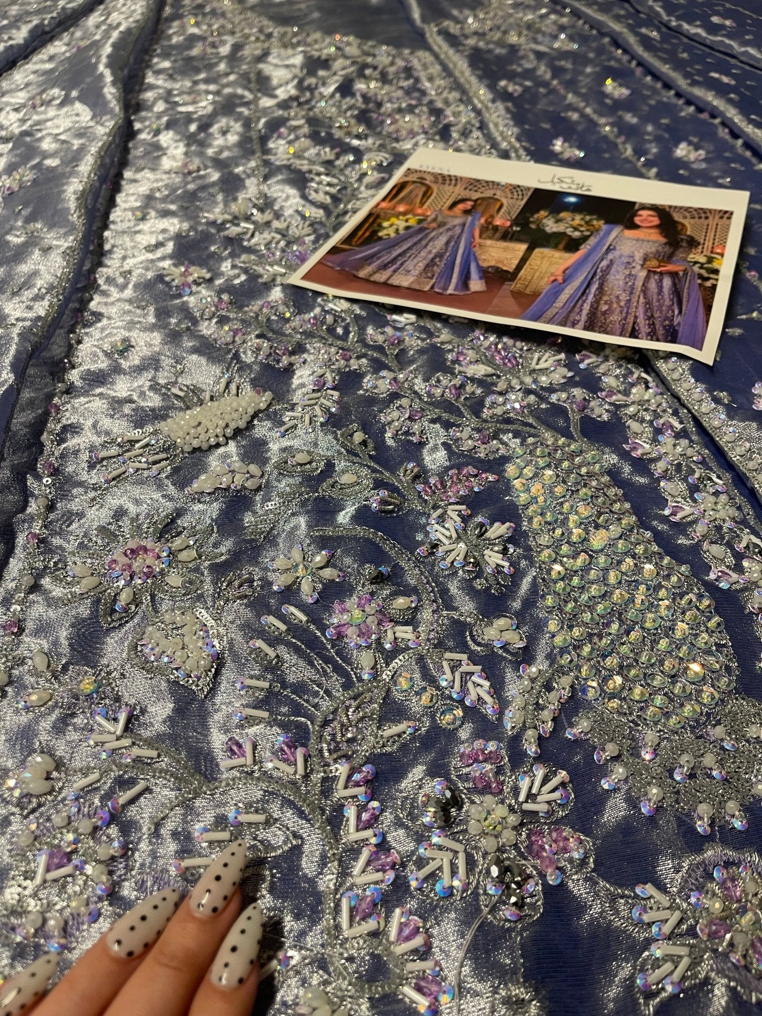 Haris Shakeel – Eyena Style, embroidery and fabric detail 2