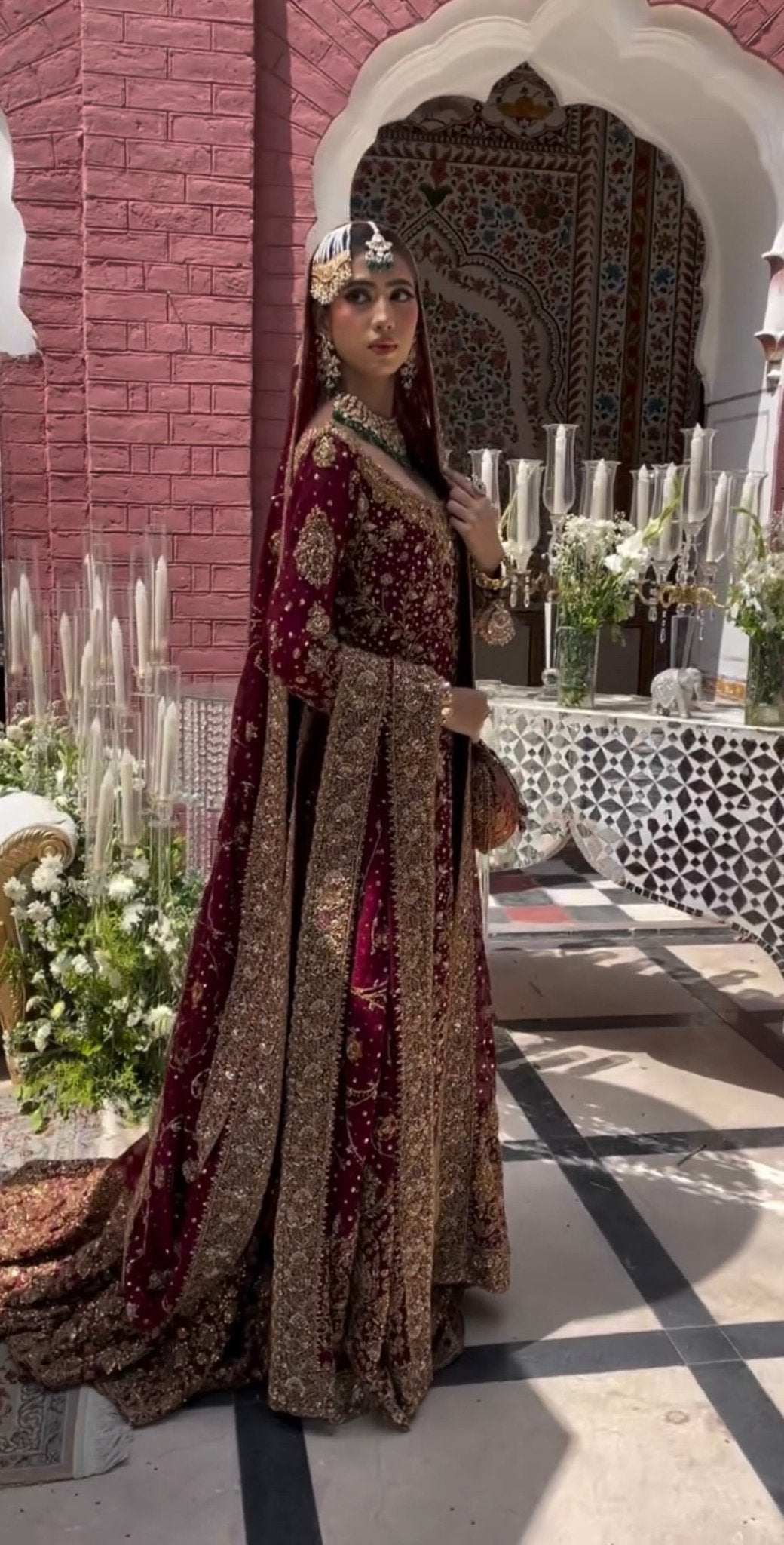 Haris Shakeel – Ishq Series Bridal Ensemble Style, full outfit view 6