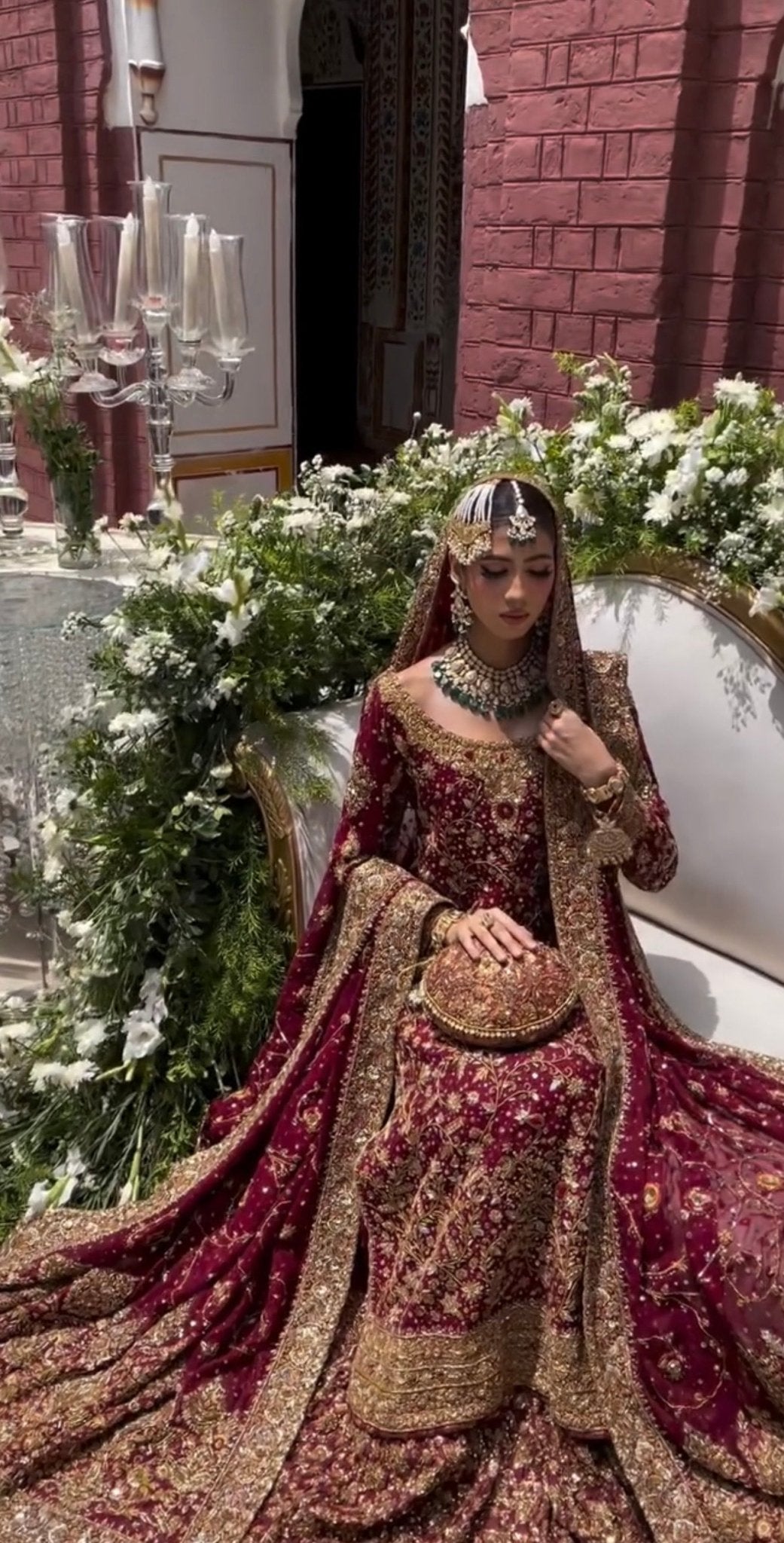 Haris Shakeel – Ishq Series Bridal Ensemble Style, full outfit view 2