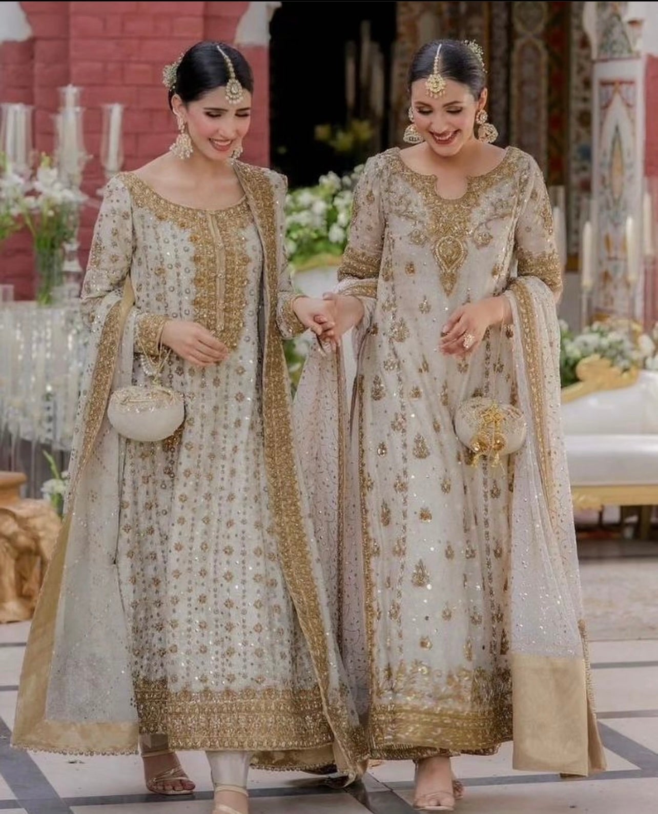 Haris Shakeel – Ivory White Style, full front view