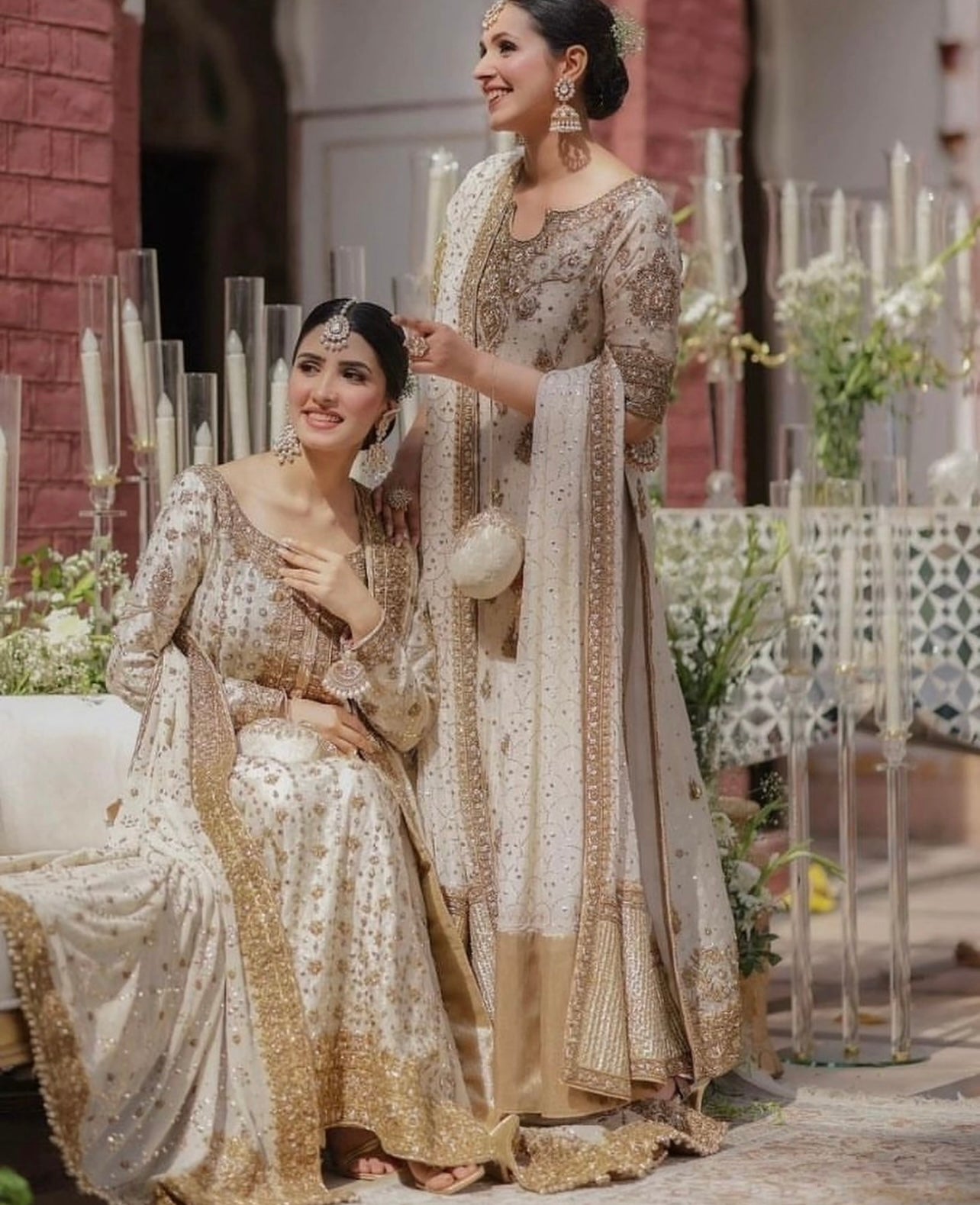 Haris Shakeel – Ivory White Style, embroidery and fabric detail 1