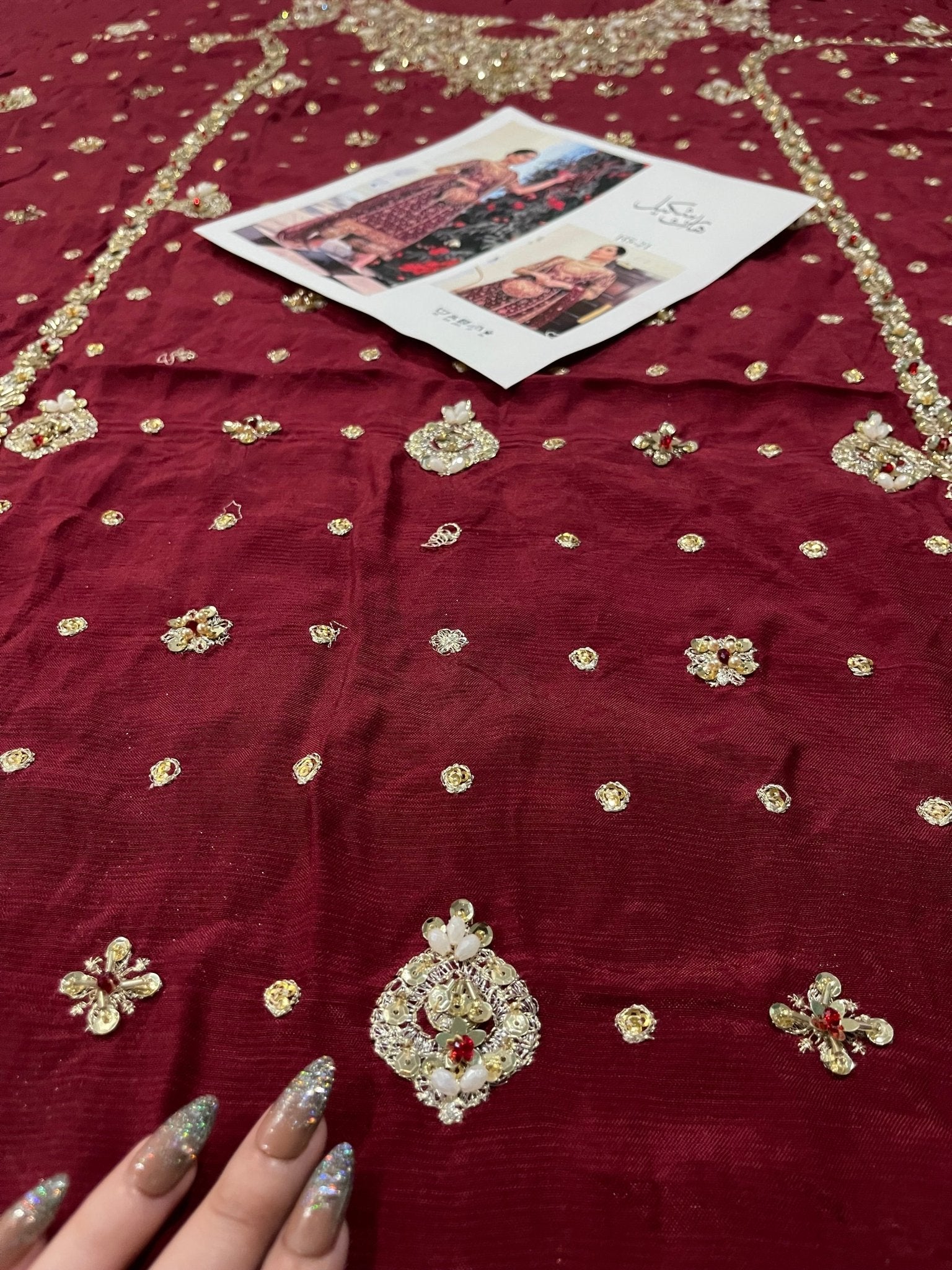 Haris Shakeel – Libah Style, embroidery and fabric detail 3