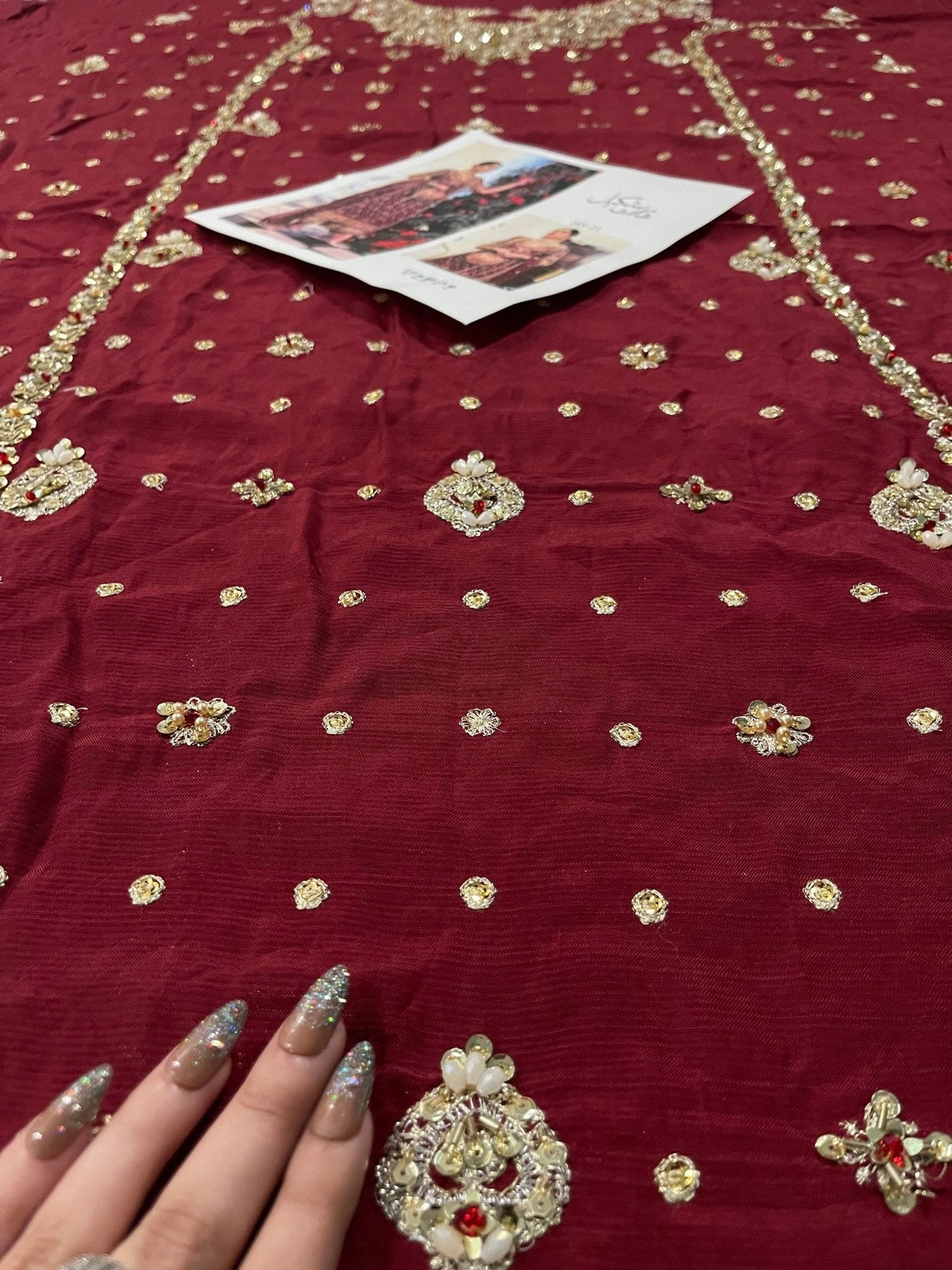 Haris Shakeel – Libah Style, embroidery and fabric detail 1
