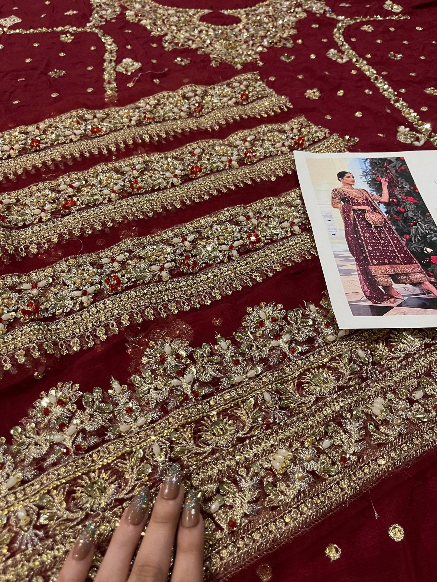 Haris Shakeel – Libah Style, embroidery and fabric detail 6