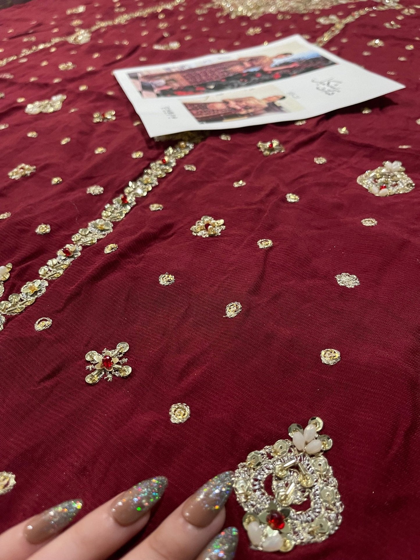 Haris Shakeel – Libah Style, embroidery and fabric detail 2