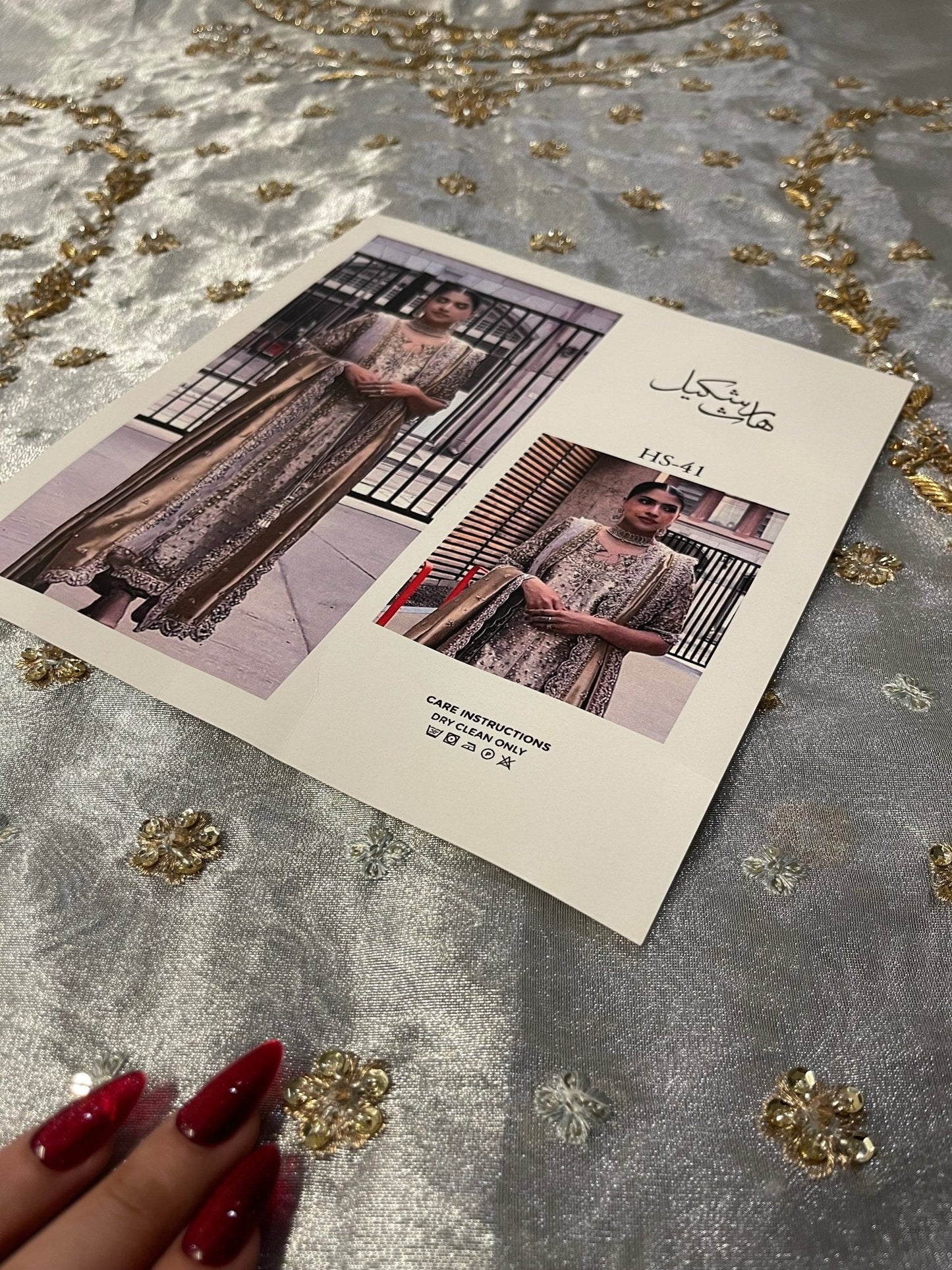 Haris Shakeel – Neha Style, embroidery and fabric detail 4