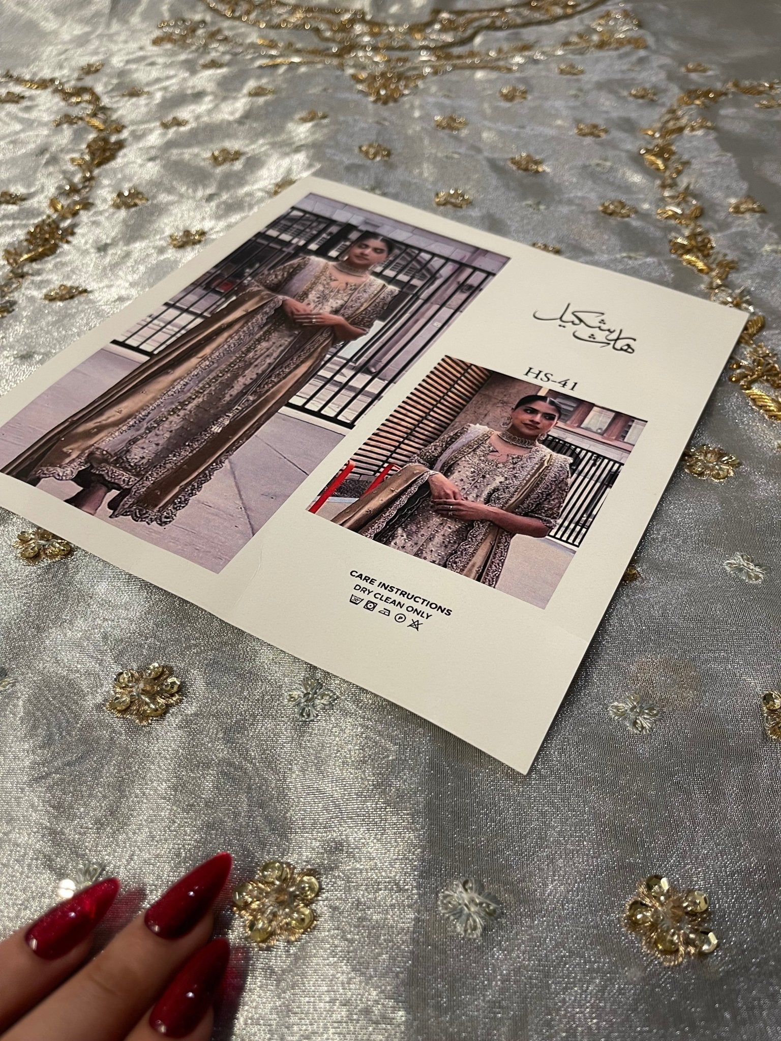 Haris Shakeel – Neha Style, embroidery and fabric detail 4