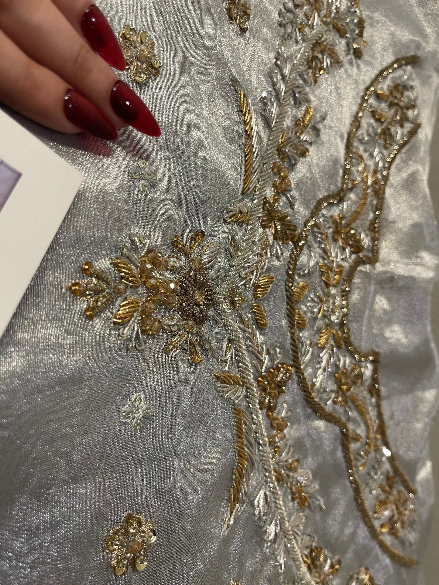 Haris Shakeel – Neha Style, embroidery and fabric detail 6