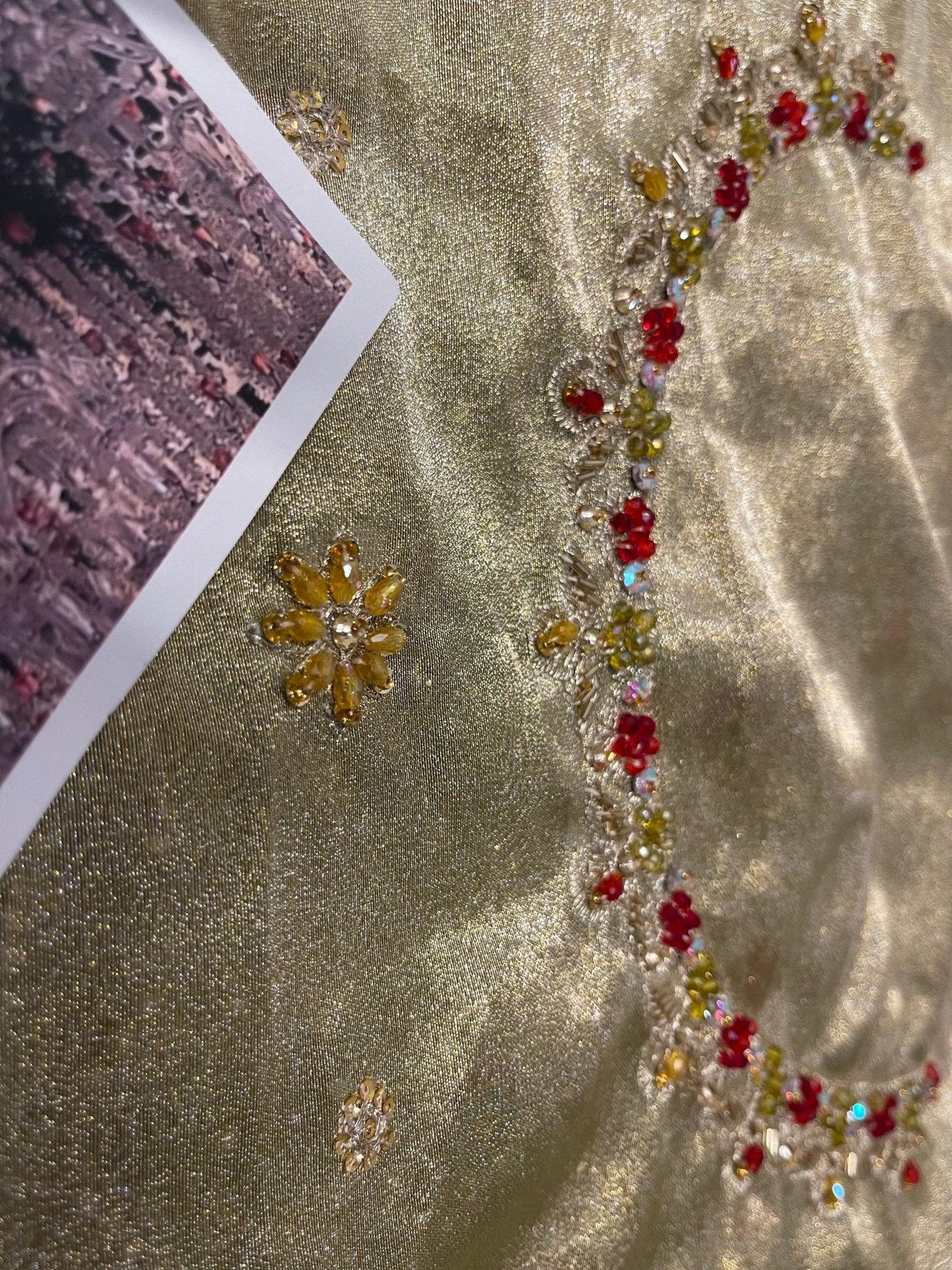 Haris Shakeel – Pistachio Style, embroidery and fabric detail 13
