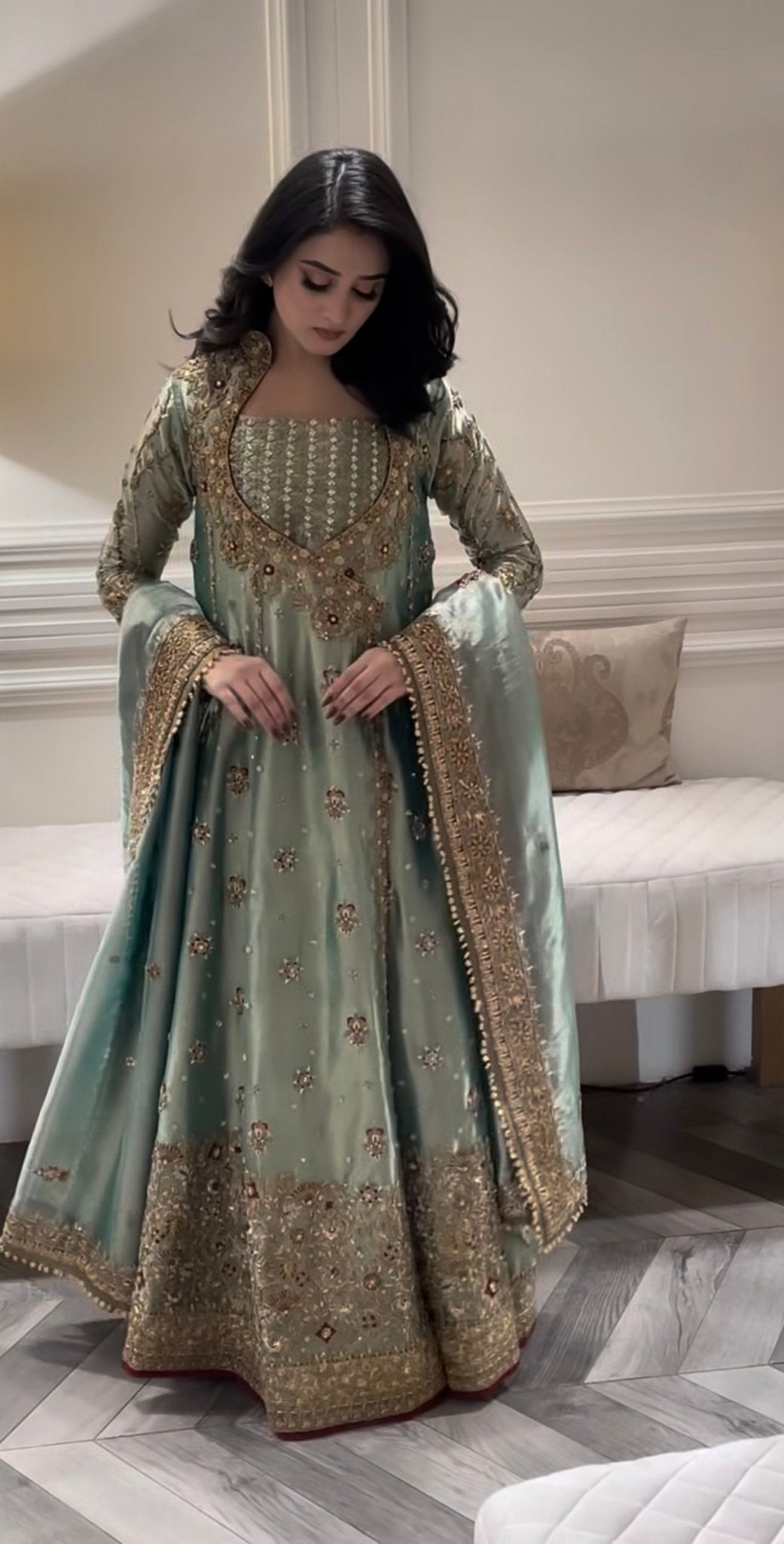 Haris Shakeel – Urooj Style, full outfit view 2