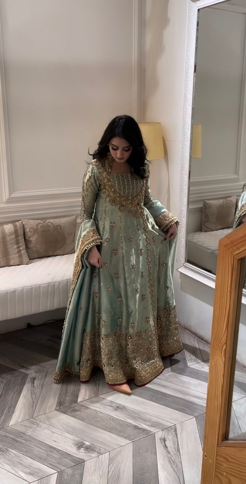 Haris Shakeel – Urooj Style, full outfit view 3