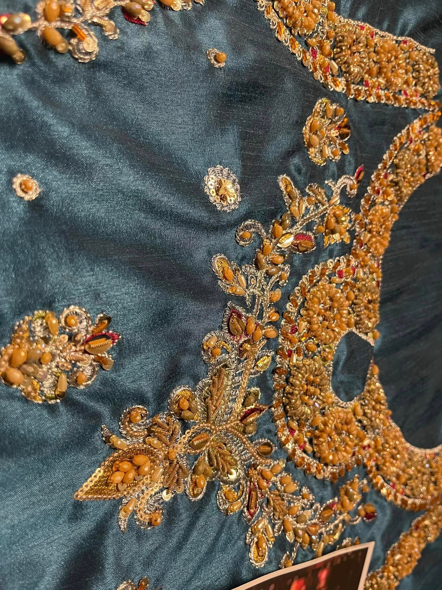 Haris Shakeel – Zubab Rana Style, fabric and embroidery detail 5