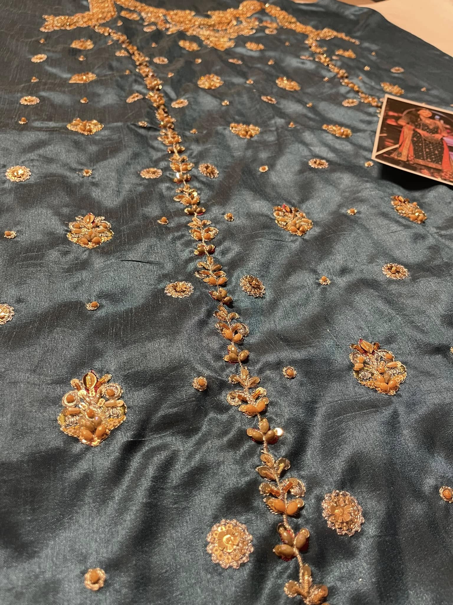 Haris Shakeel – Zubab Rana Style, fabric and embroidery detail 6