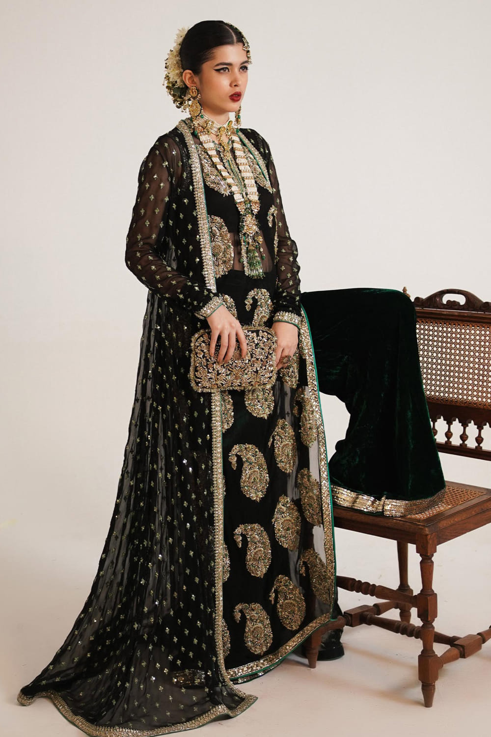 Hussain Rehar – Raina Style — Mairaz reproduction, additional black formal reference view 11