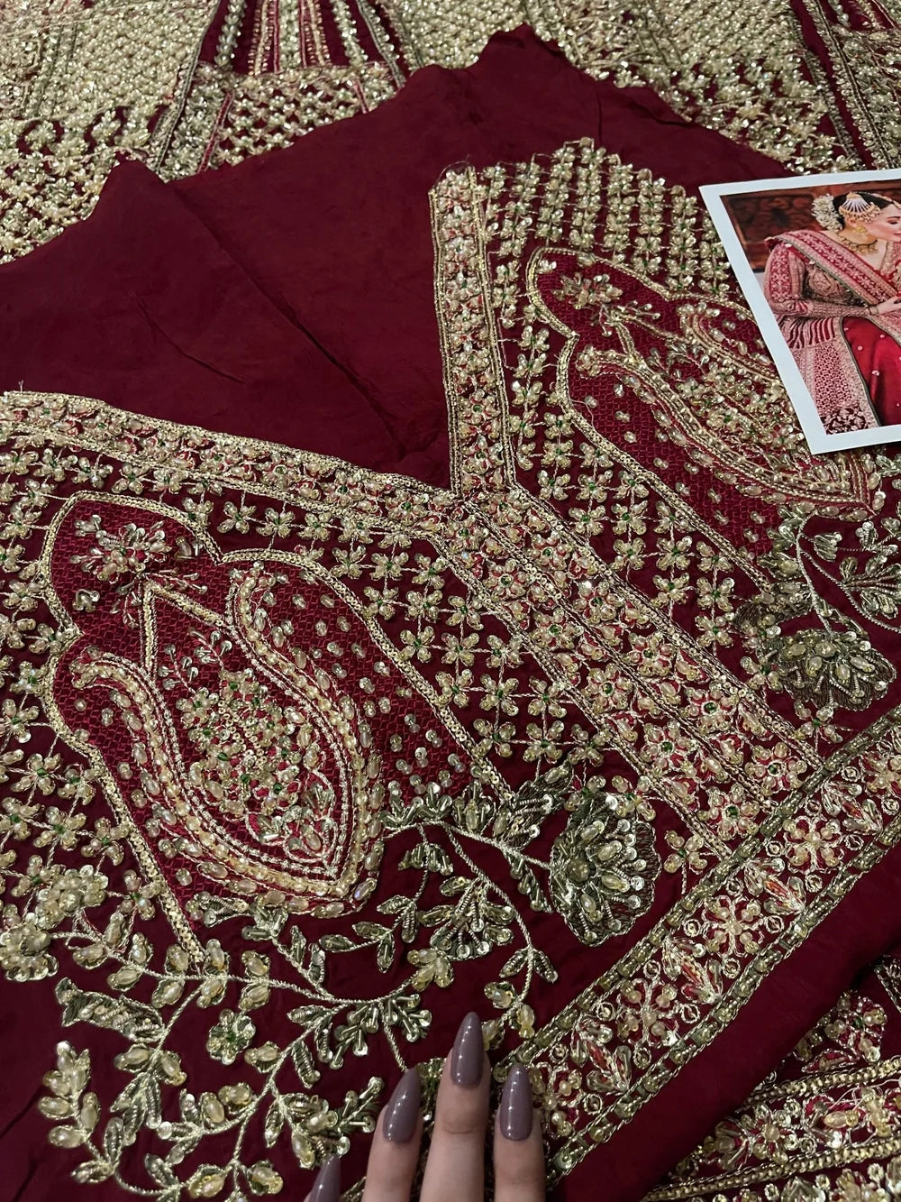 Hussain Rehar – Sarang Style, bodice embroidery detail