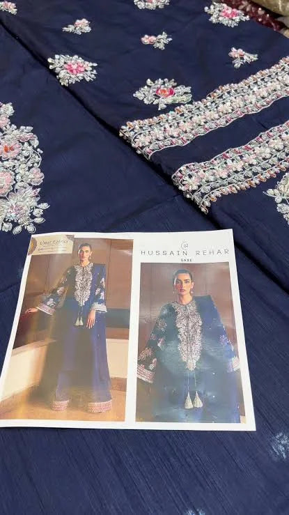 Hussain Rehar – Saxe Style, embroidered fabric and design reference