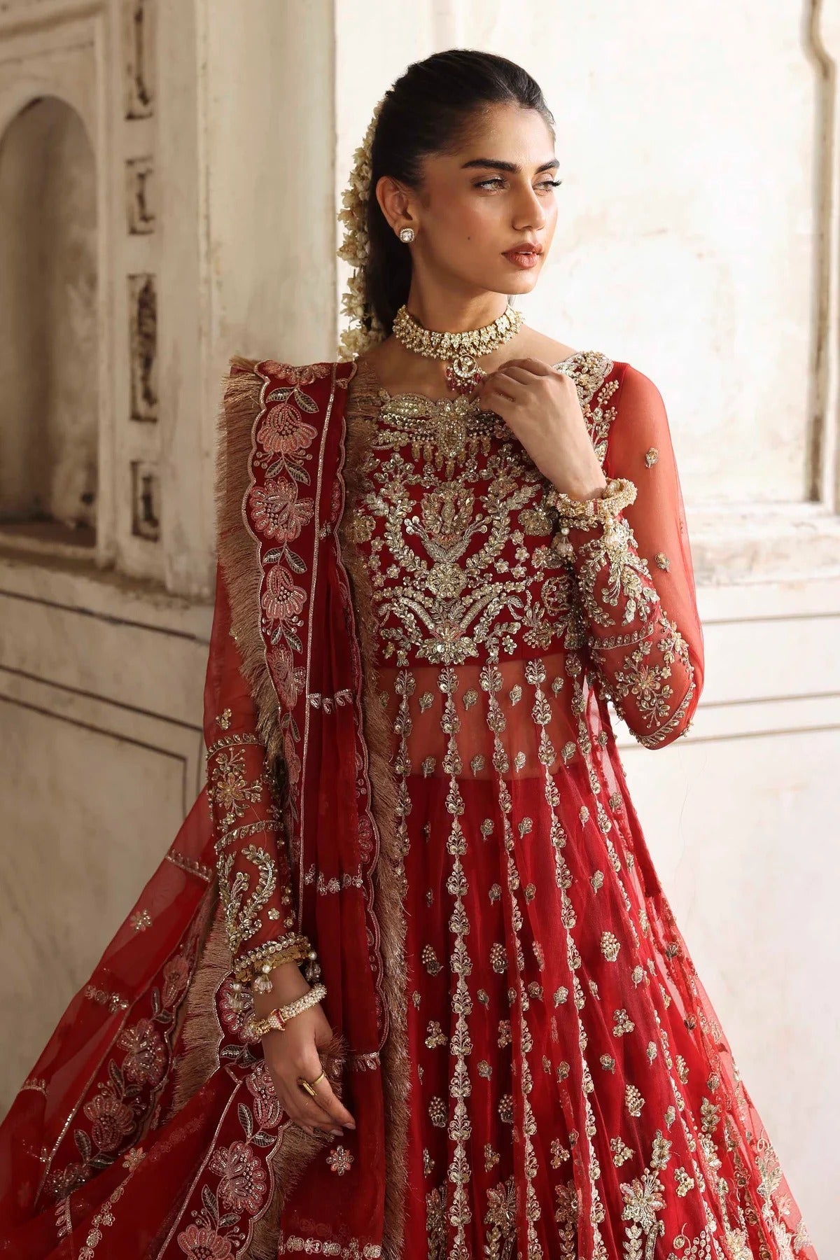 Akbar Aslam Sarmast Style — Mairaz Lehenga