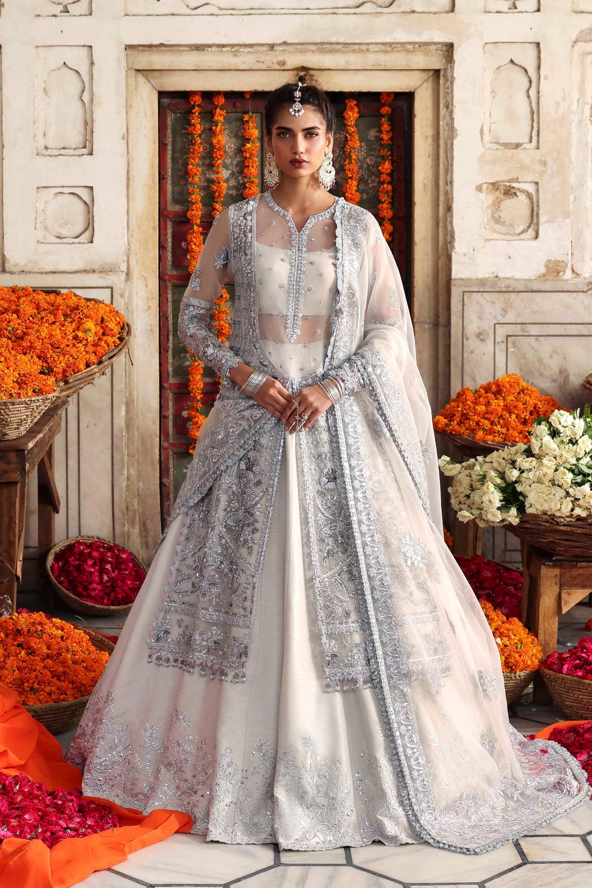 Akbar Aslam Safina Style — Mairaz Lehenga