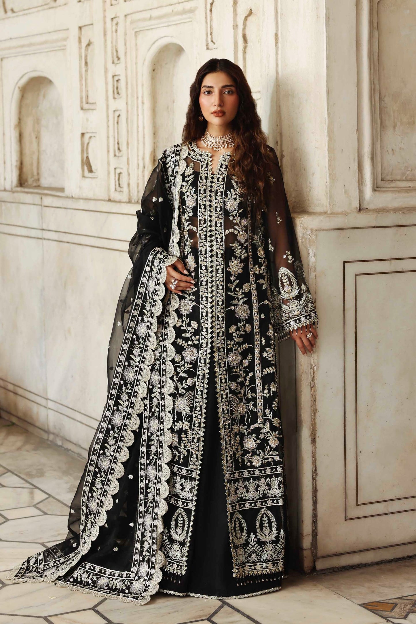 Akbar Aslam Siyahgul Style — Mairaz Three-Piece Suit