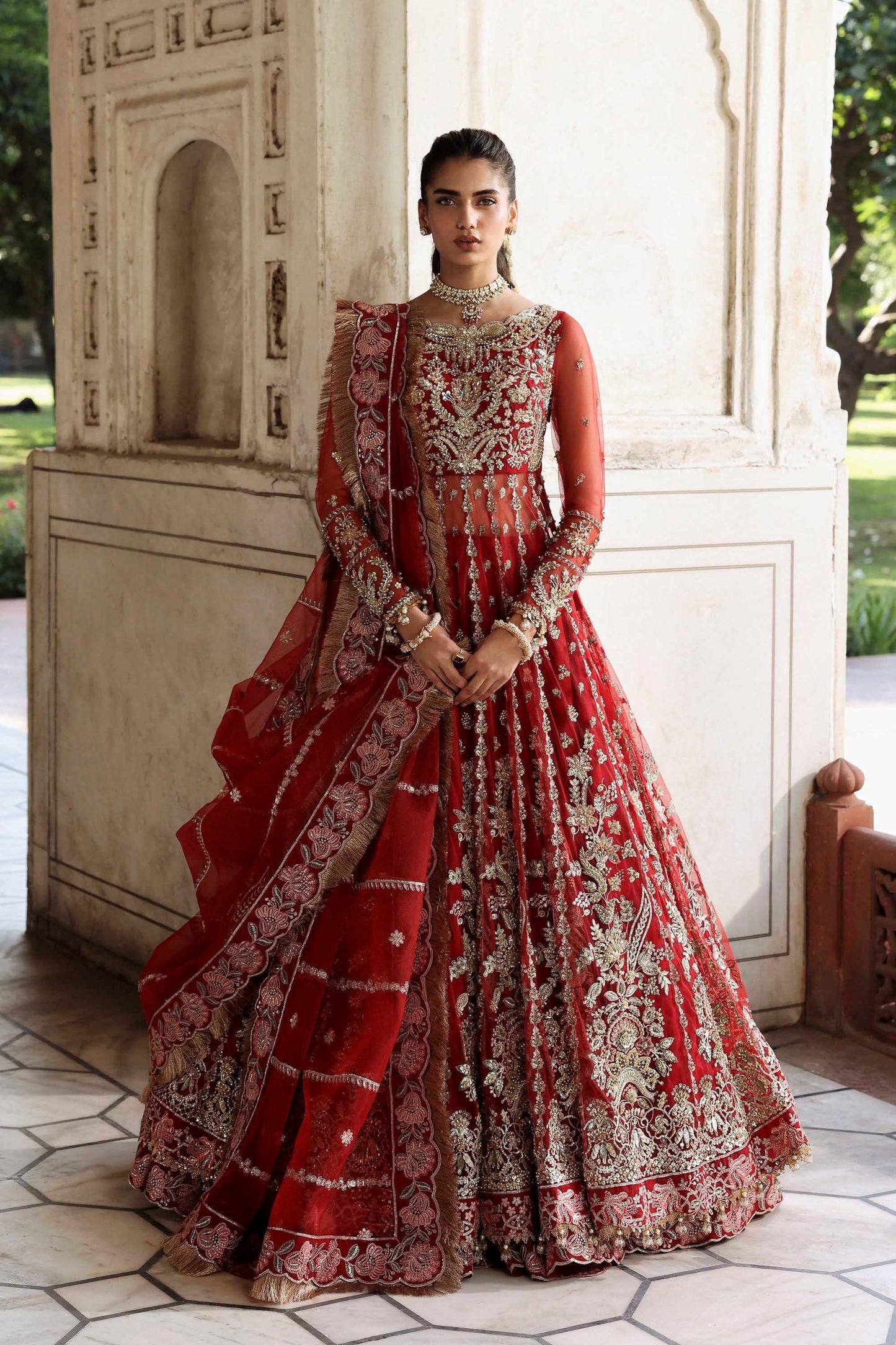 Akbar Aslam Sarmast Style — Mairaz Lehenga