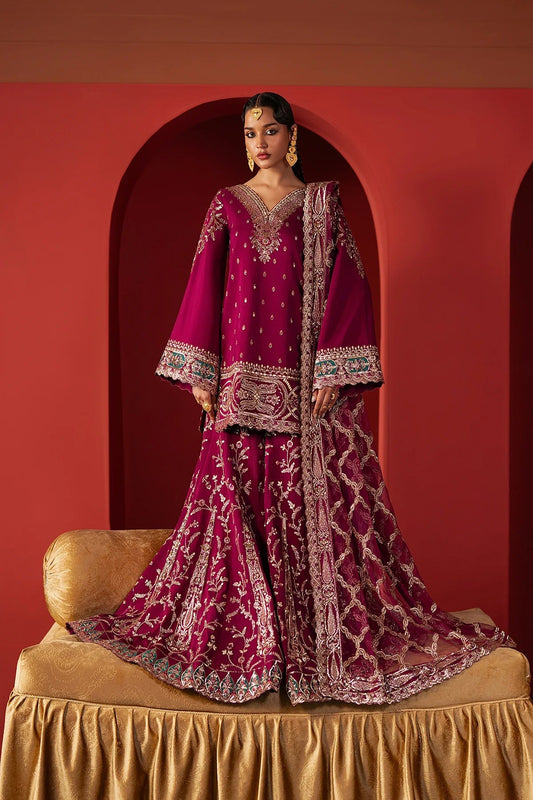 Afrozeh Shamal Style — Mairaz Magenta Sharara