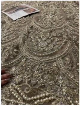 Kanwal Malik Tania real embellished fabric close up