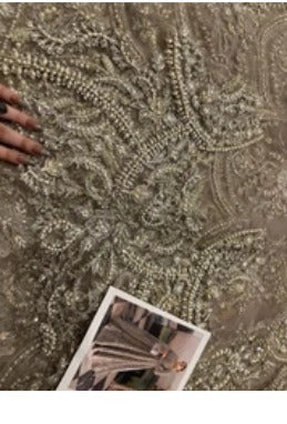 Kanwal Malik Tania real hand embellished fabric detail