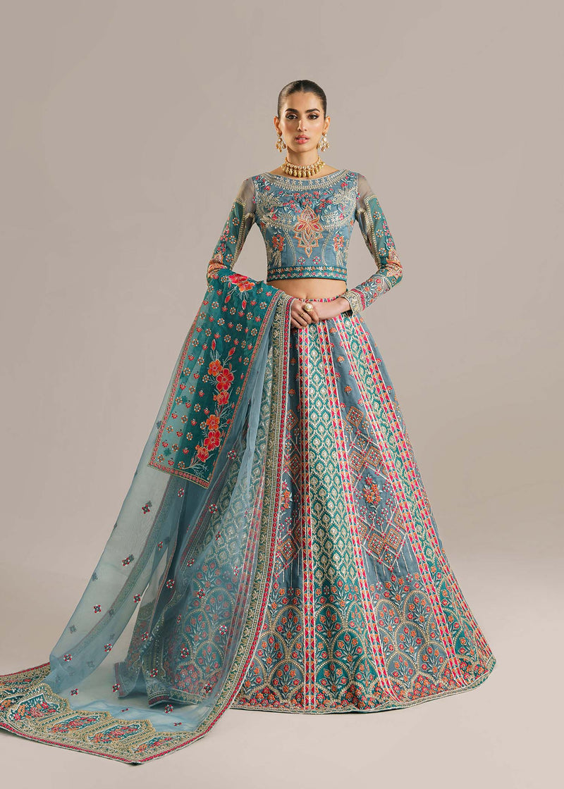 Akbar Aslam Lajwanti U-1526 Style — Mairaz Lehenga