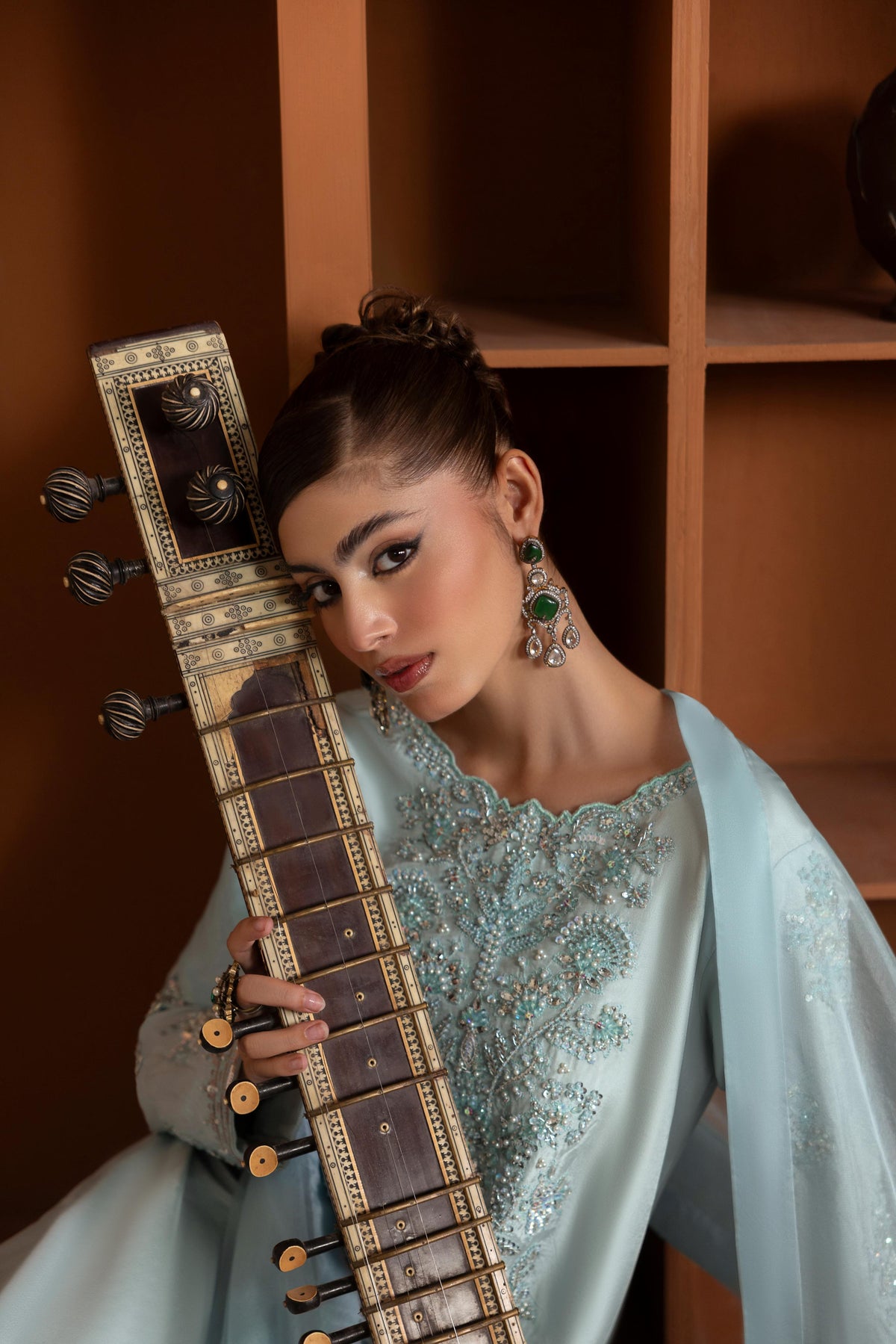 Eira, made by MAIRAZ — portrait showing neckline, design reference
