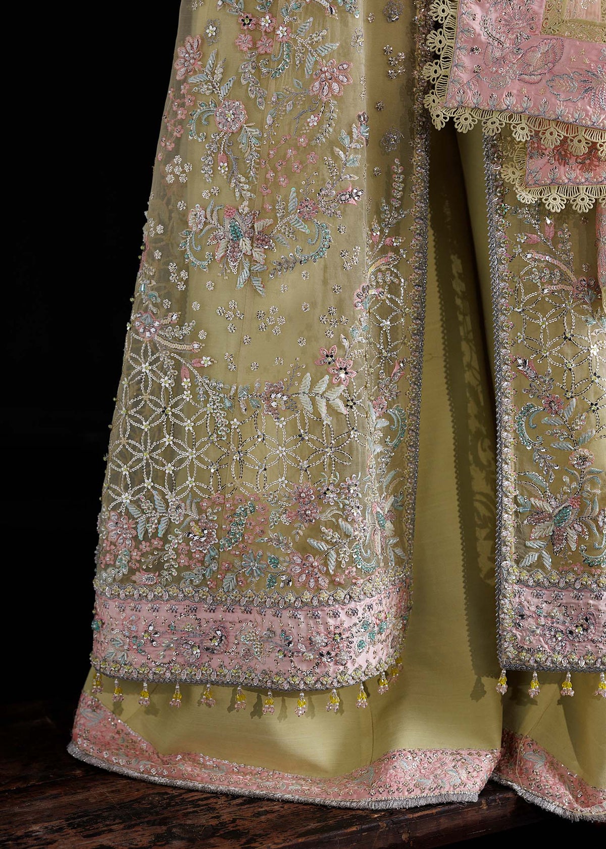 Giselle yellow shirt suit, reference outfit photograph 6 — Made by Mairaz reproduction