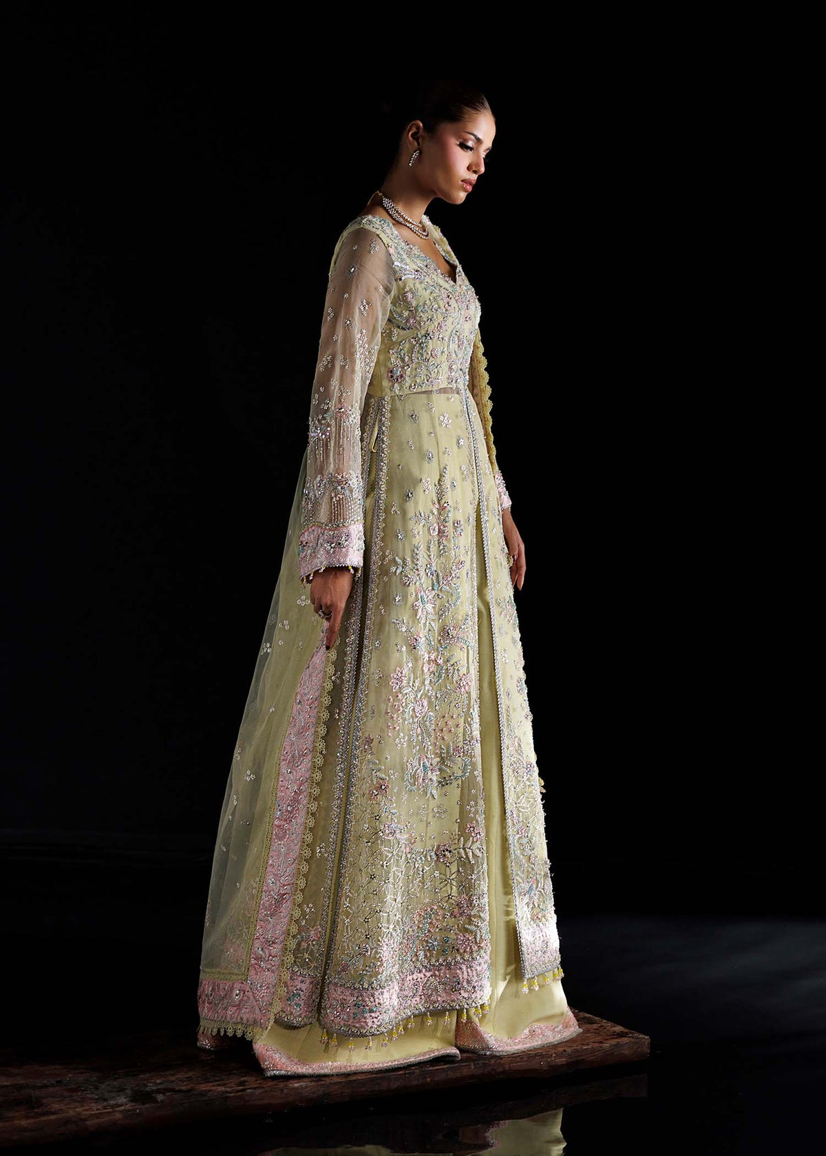Giselle yellow shirt suit, reference outfit photograph 7 — Made by Mairaz reproduction