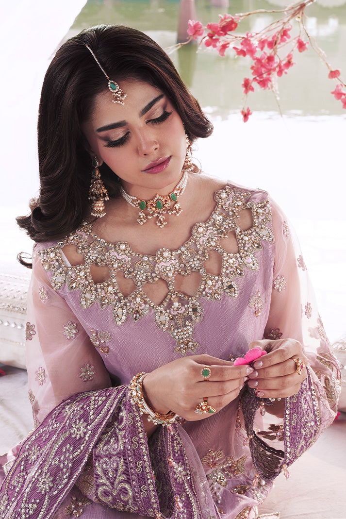 I-257 Gulraiz blush pink shirt suit, reference outfit photograph 2 — Made by Mairaz reproduction