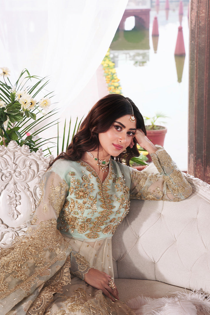 I-258 Afsanay skin pishwas, reference outfit photograph 4 — Made by Mairaz reproduction