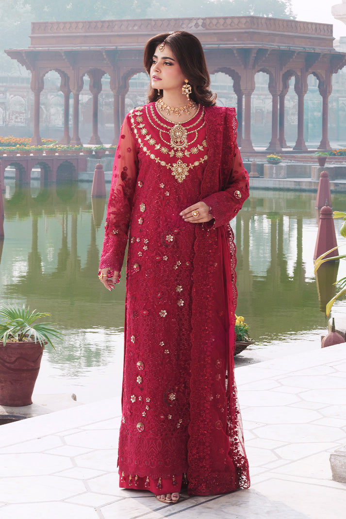 I-263 Ishq red shirt suit, reference outfit photograph 1 — Made by Mairaz reproduction