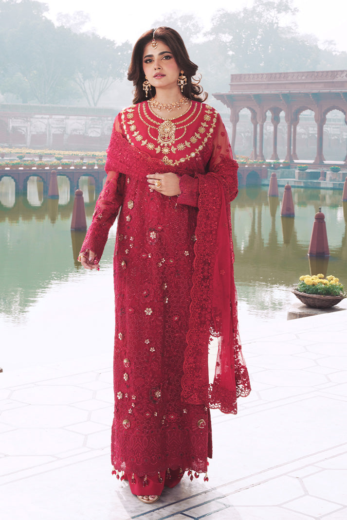 I-263 Ishq red shirt suit, reference outfit photograph 2 — Made by Mairaz reproduction
