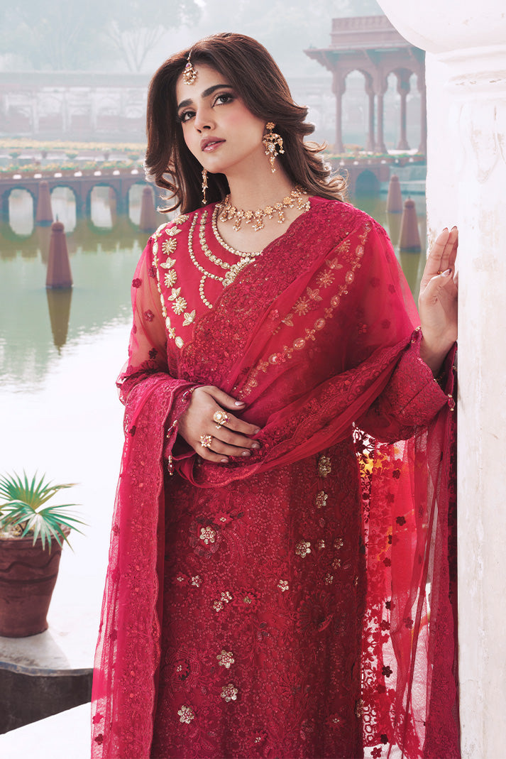 I-263 Ishq red shirt suit, reference outfit photograph 4 — Made by Mairaz reproduction