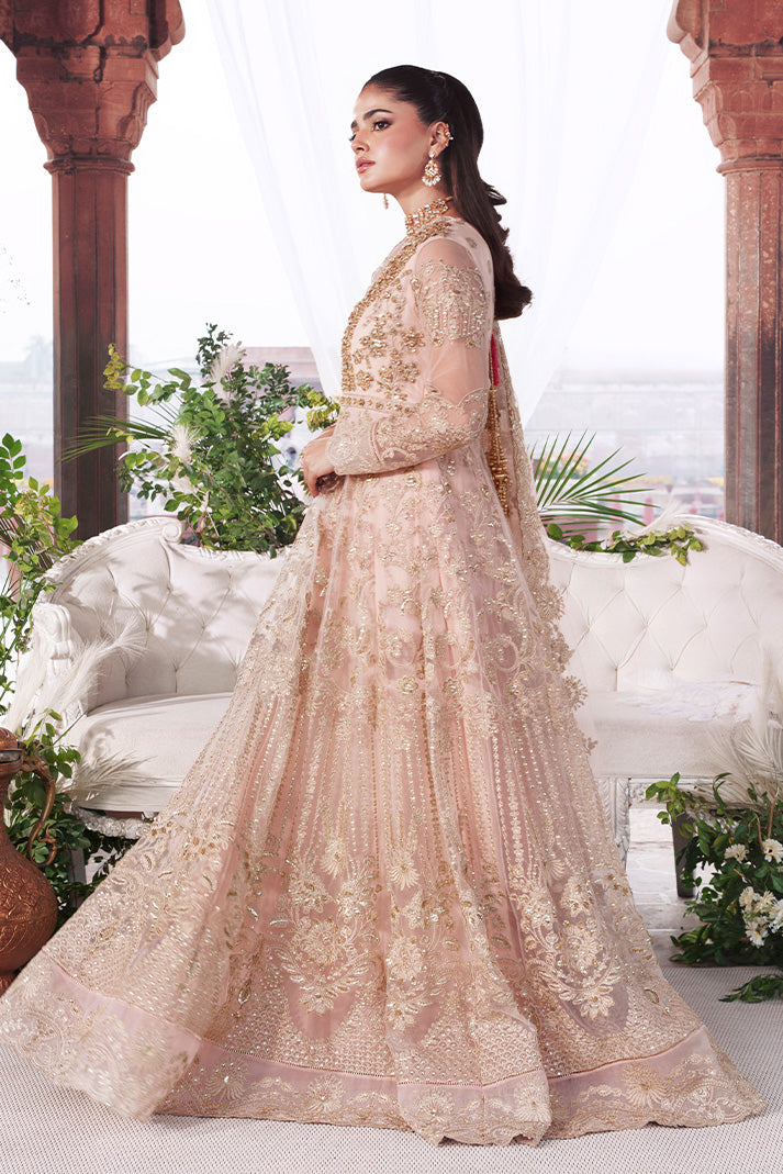 I-265 Meherbano peach maxi, reference outfit photograph 2 — Made by Mairaz reproduction